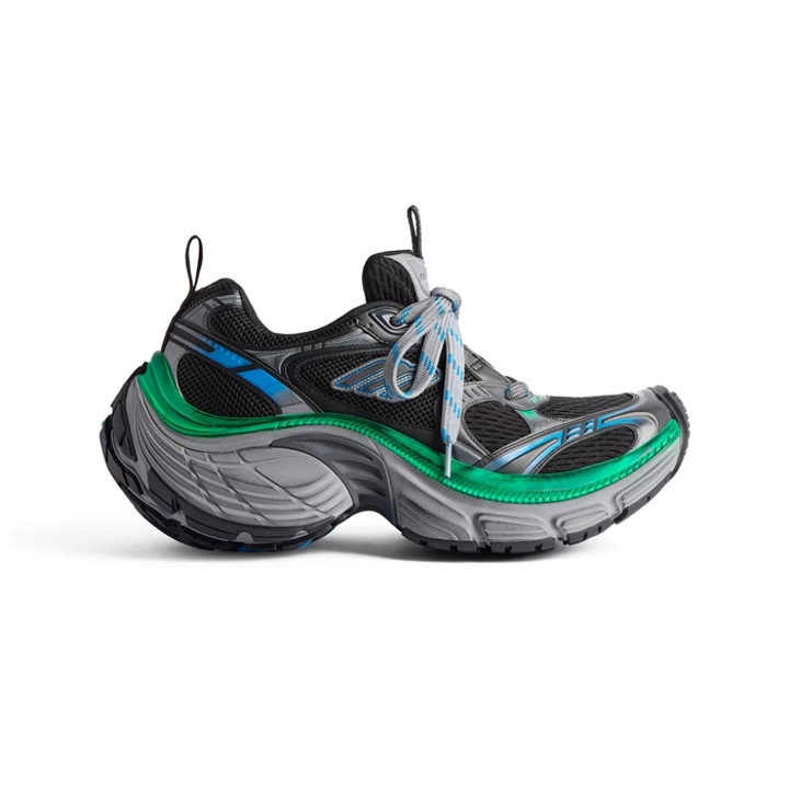 Balenciaga 10XL Sneakers Black Green, Balenciaga 10XL Sneakers White Black Grey 착용 스타일 - 2