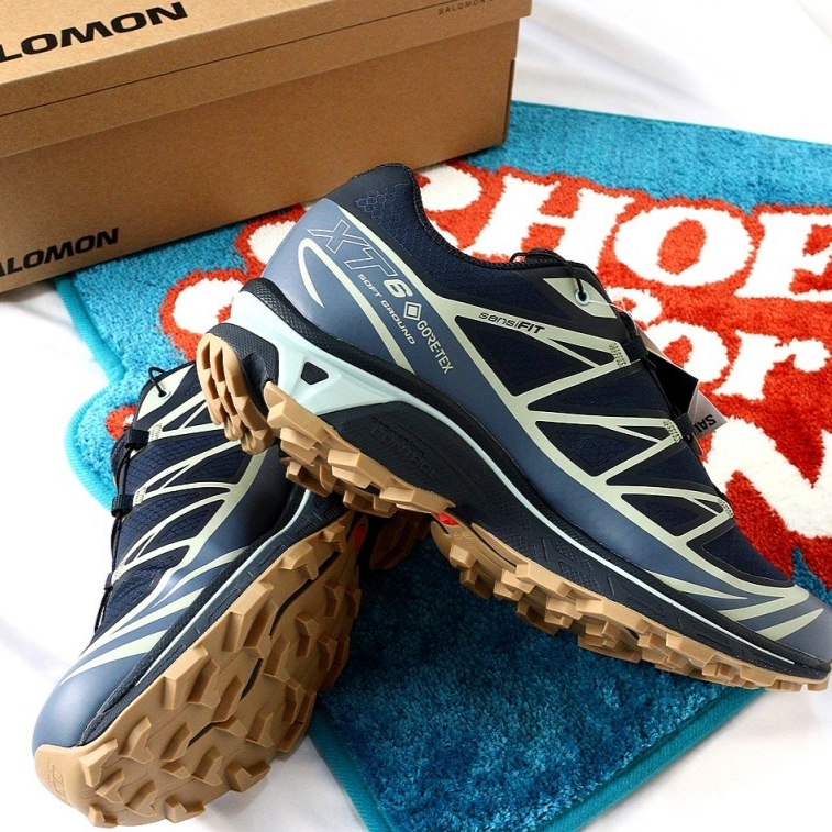 Salomon XT-6 GTX Carbon Bering Sea 착용 스타일 - 1