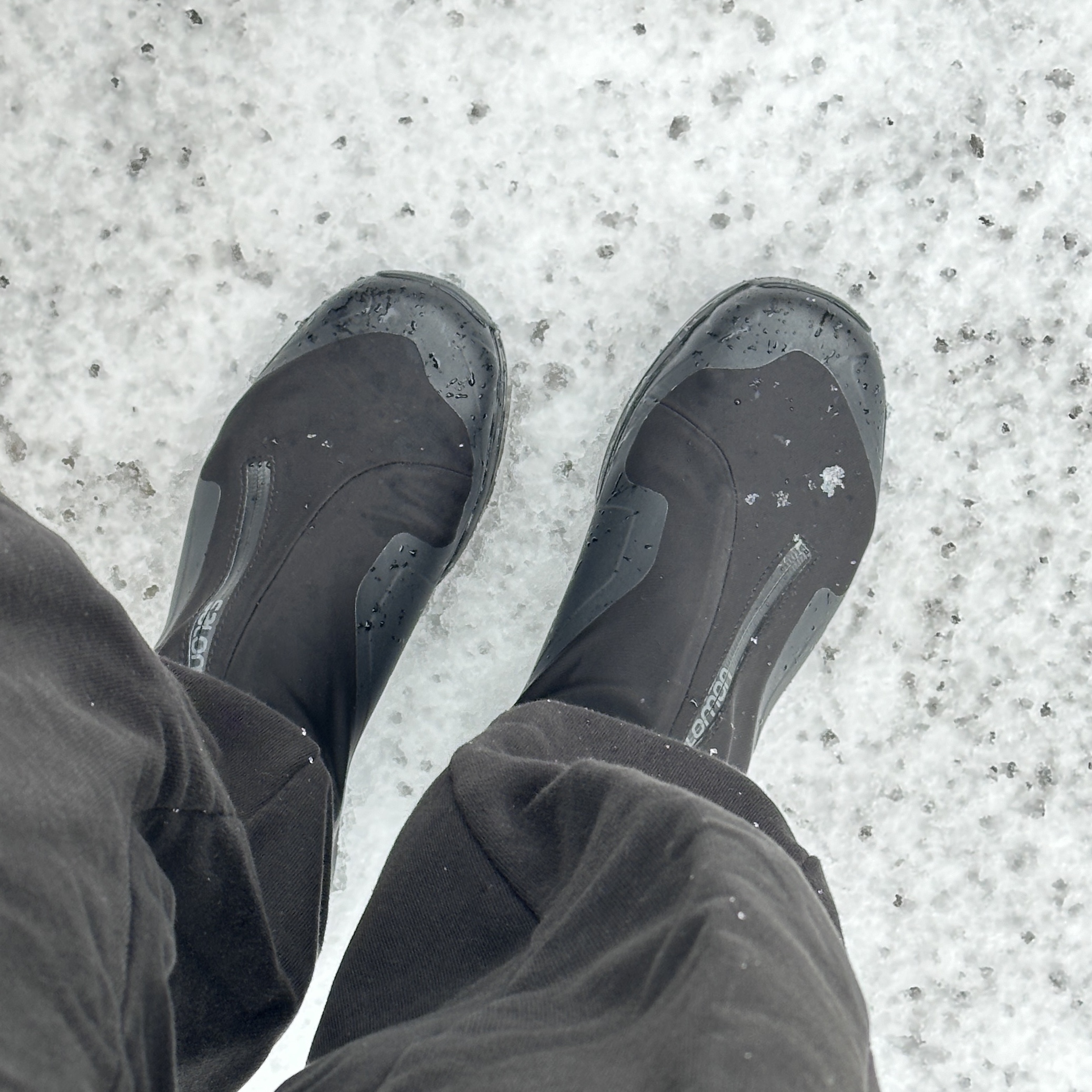 Salomon x Comme des Garcons XA-Alpine 2 Black 착용 스타일