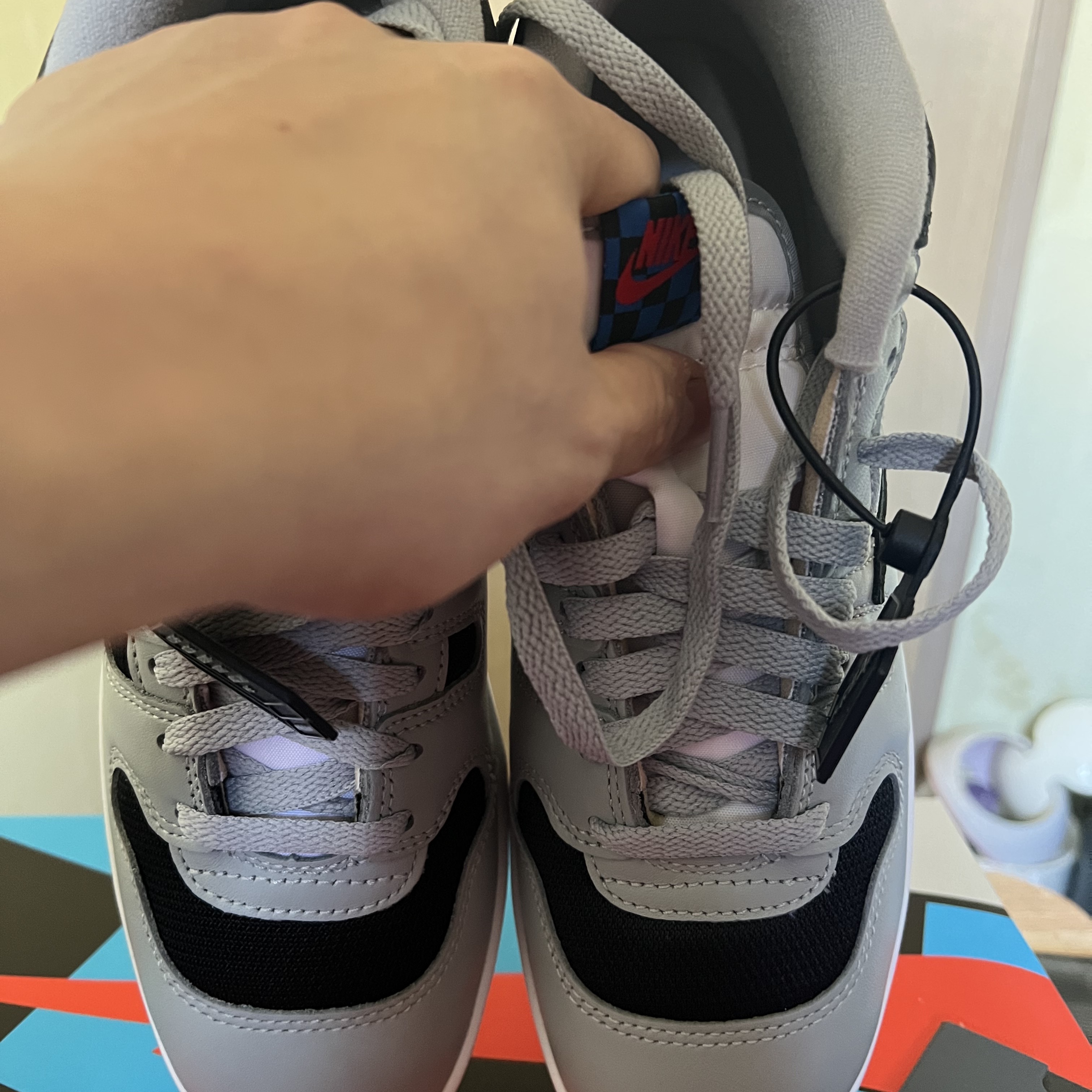 Nike x Travis Scott Mac Attack SP Light Smoke Grey 착용 스타일