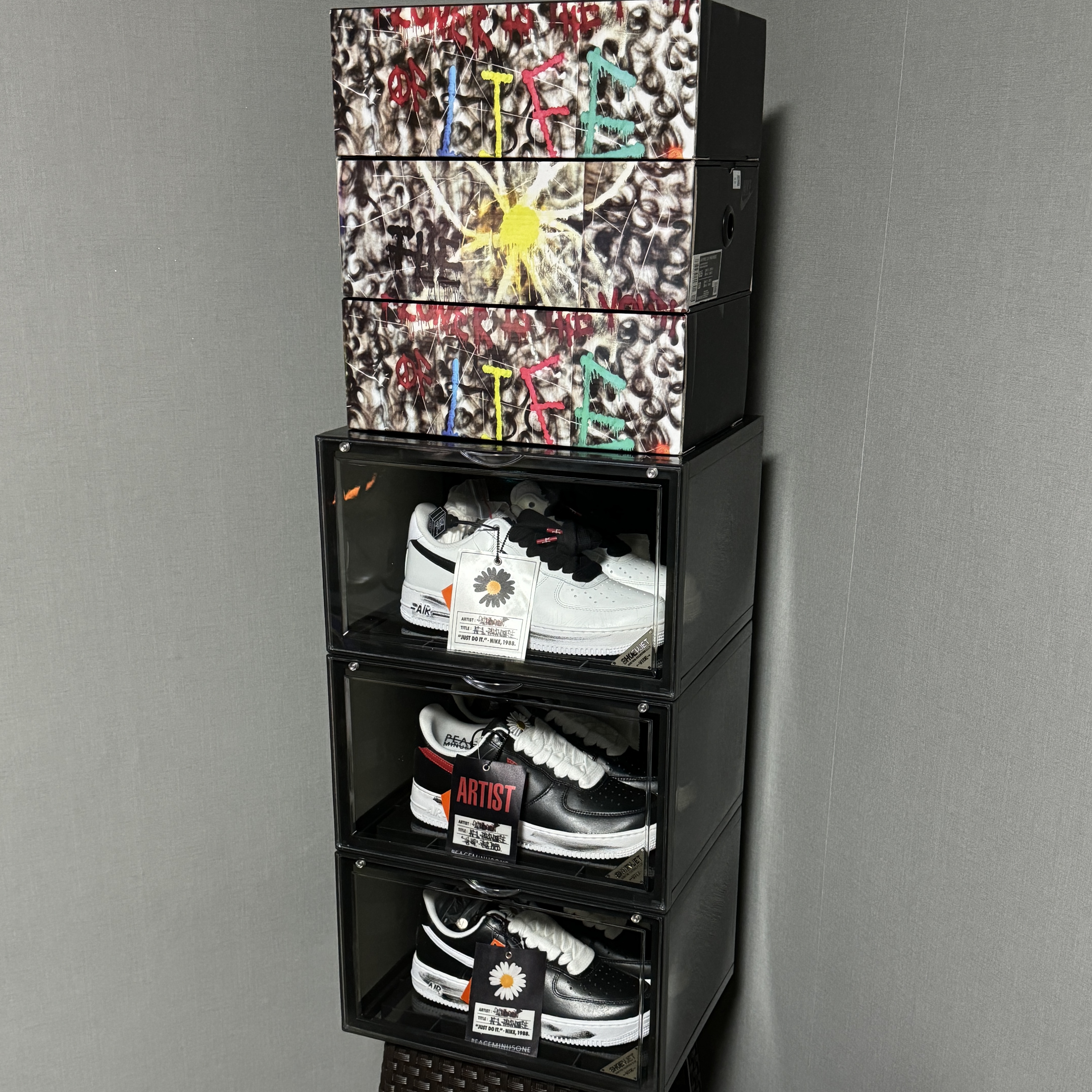 Nike x Peaceminusone Air Force 1 Low Para-Noise - Korea Exclusive, Nike x Peaceminusone Air Force 1 Low Para-Noise 2.0 착용 스타일