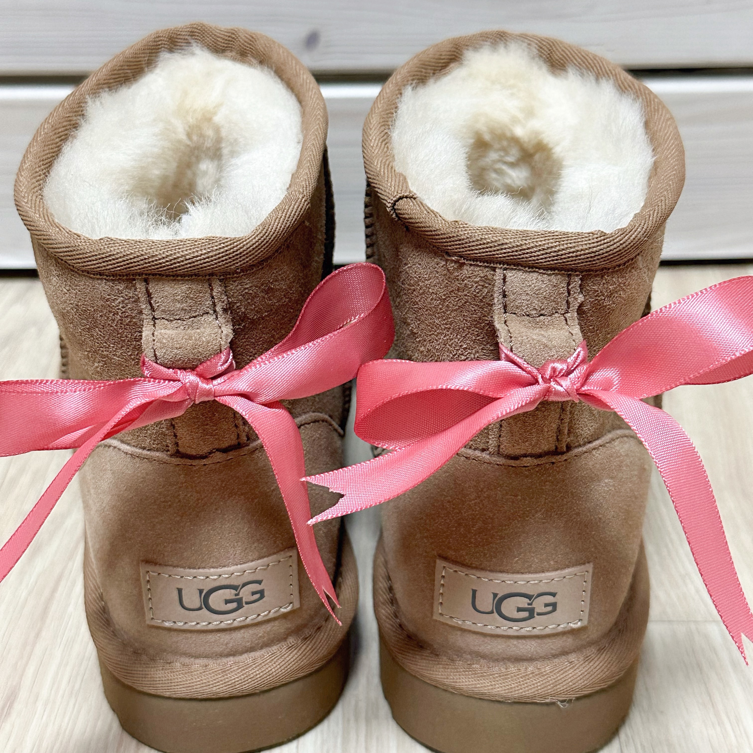 (W) UGG Classic Mini II Boots Chestnut 착용 스타일