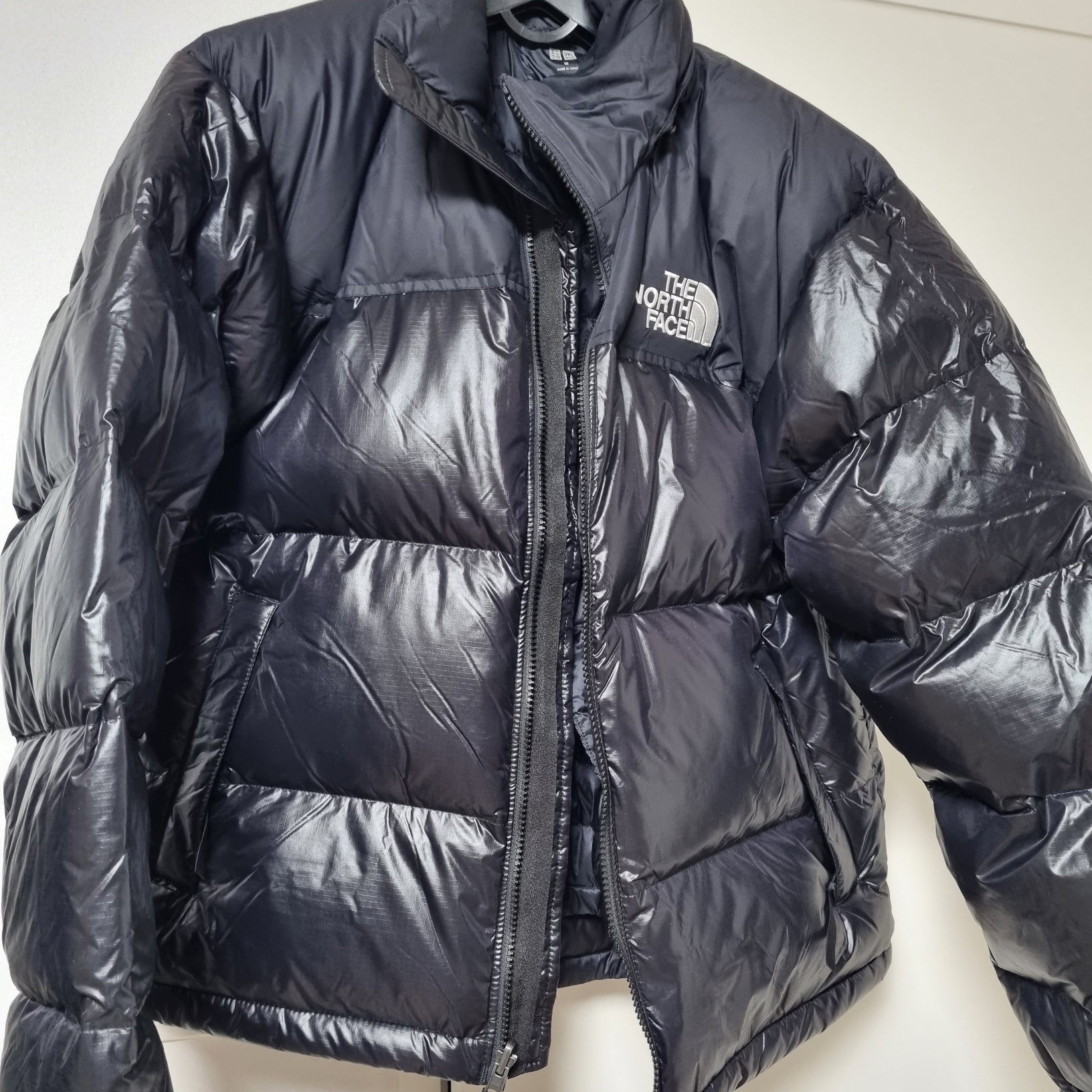 The North Face 1996 Eco Nuptse Jacket Real Black 착용 스타일