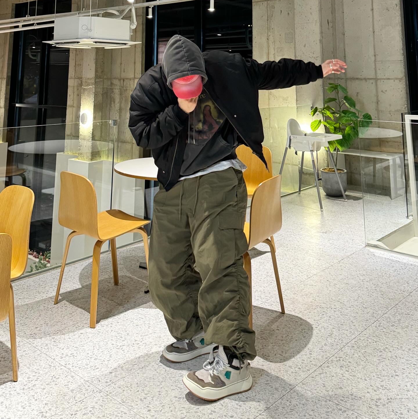 Ader Error Log; Khalif Green 착용 스타일 - 3