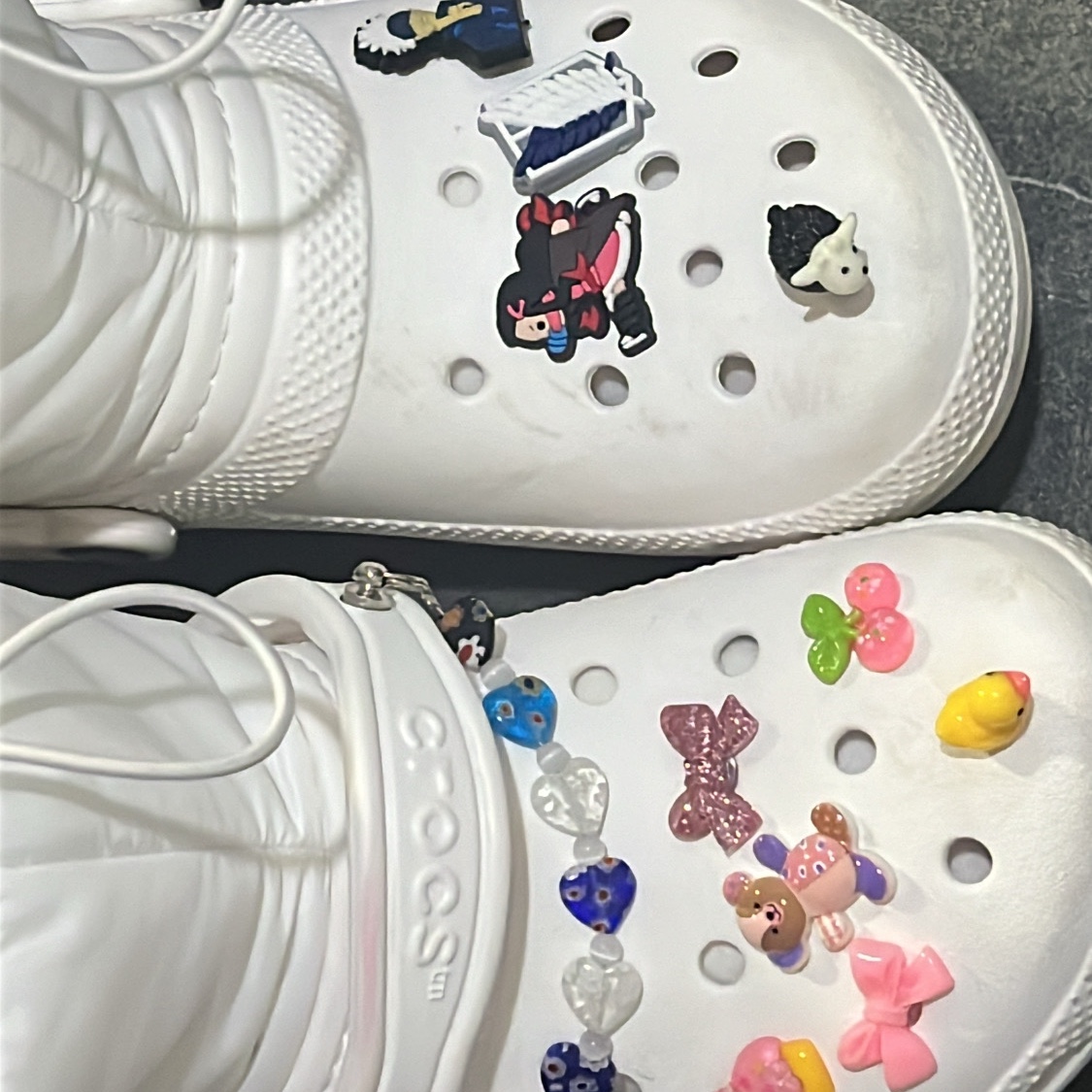 Crocs Classic Lined Neo Puff Boot White 착용 스타일