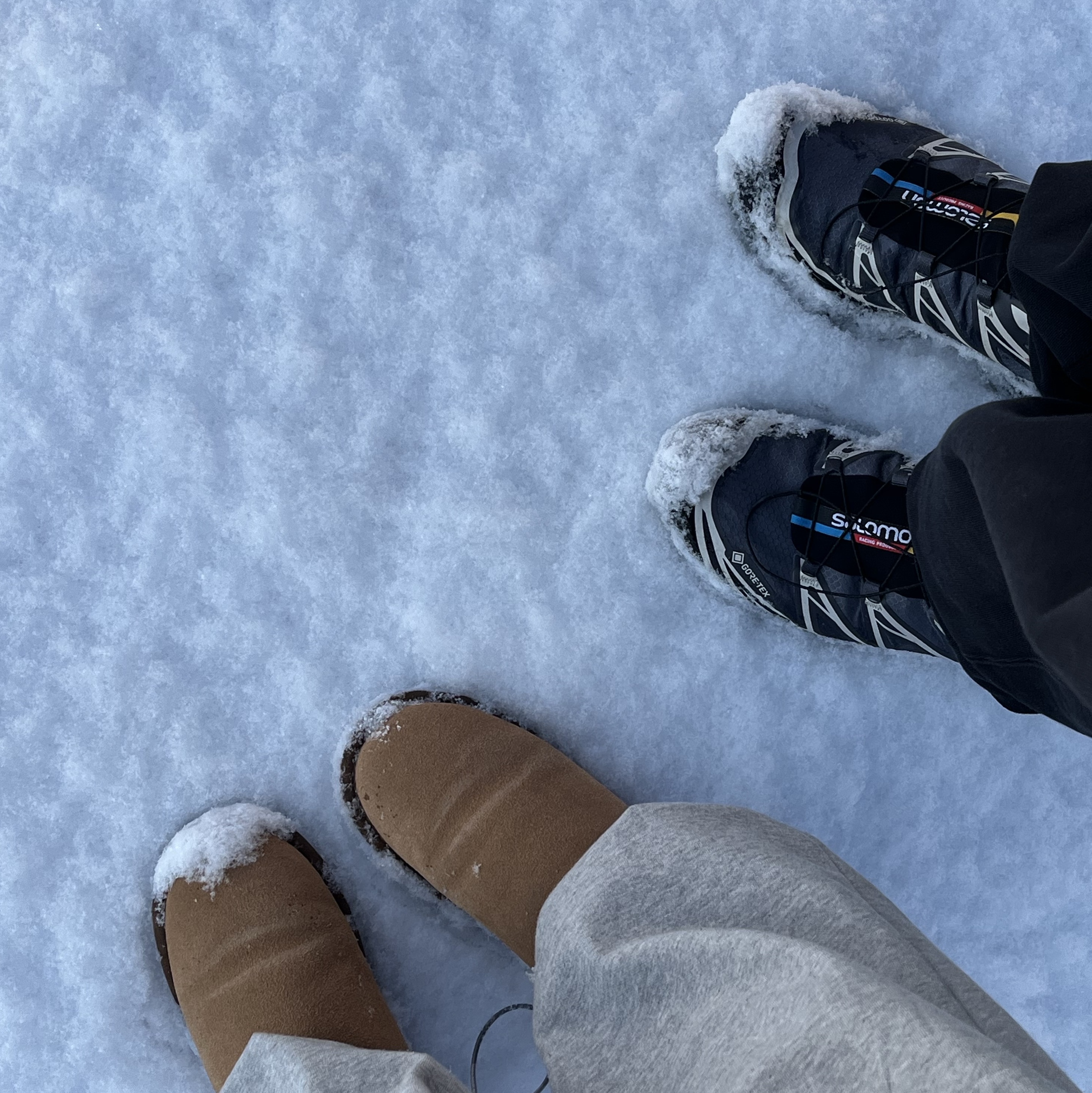 Salomon XT-6 Gore-Tex Black Ebony 착용 스타일