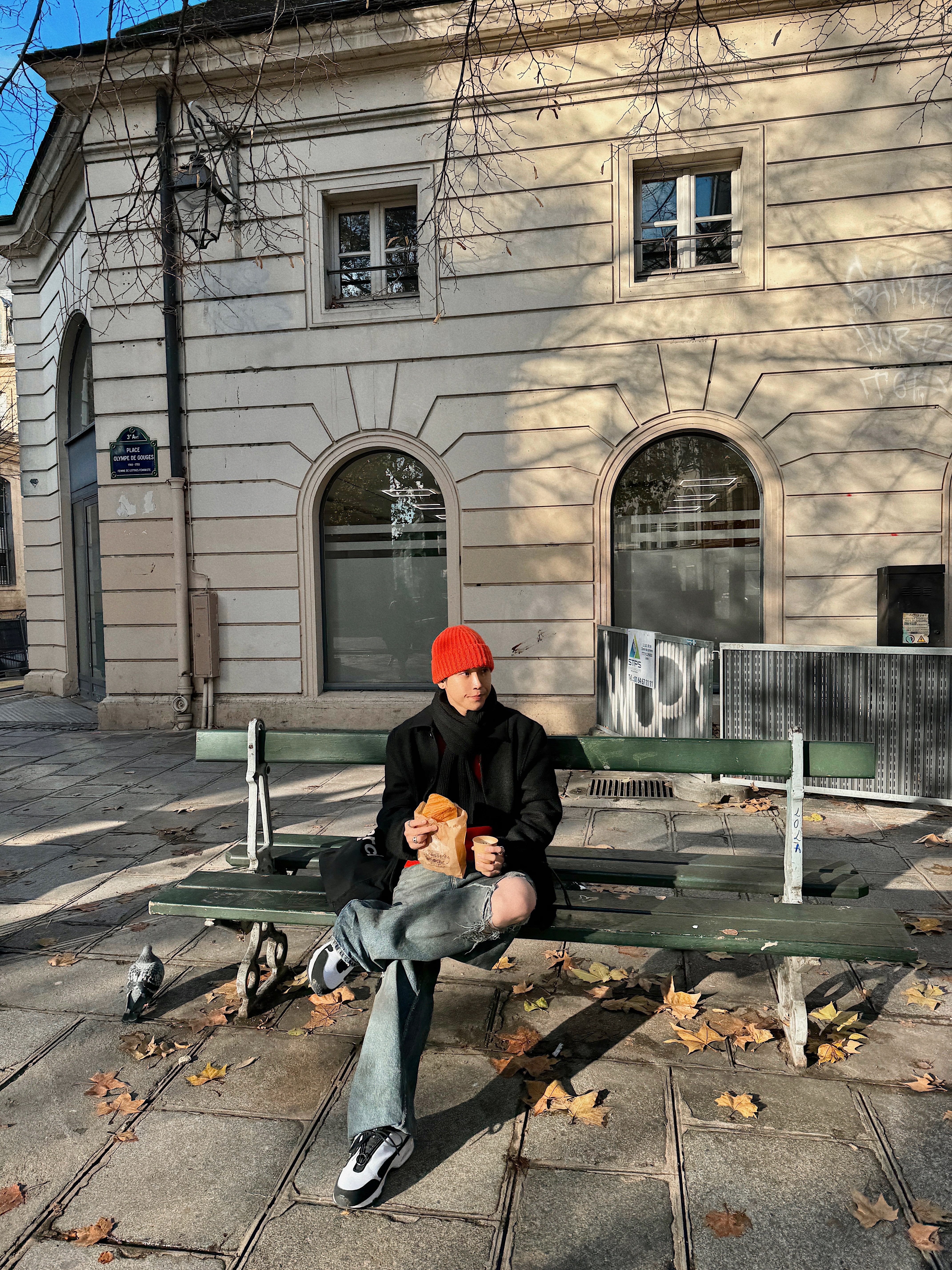 Nike x Comme des Garcons Homme Plus Air Max Sunder SP White Black, Merci Cotton Tote Bag Mini Black Cream 착용 스타일 - 8