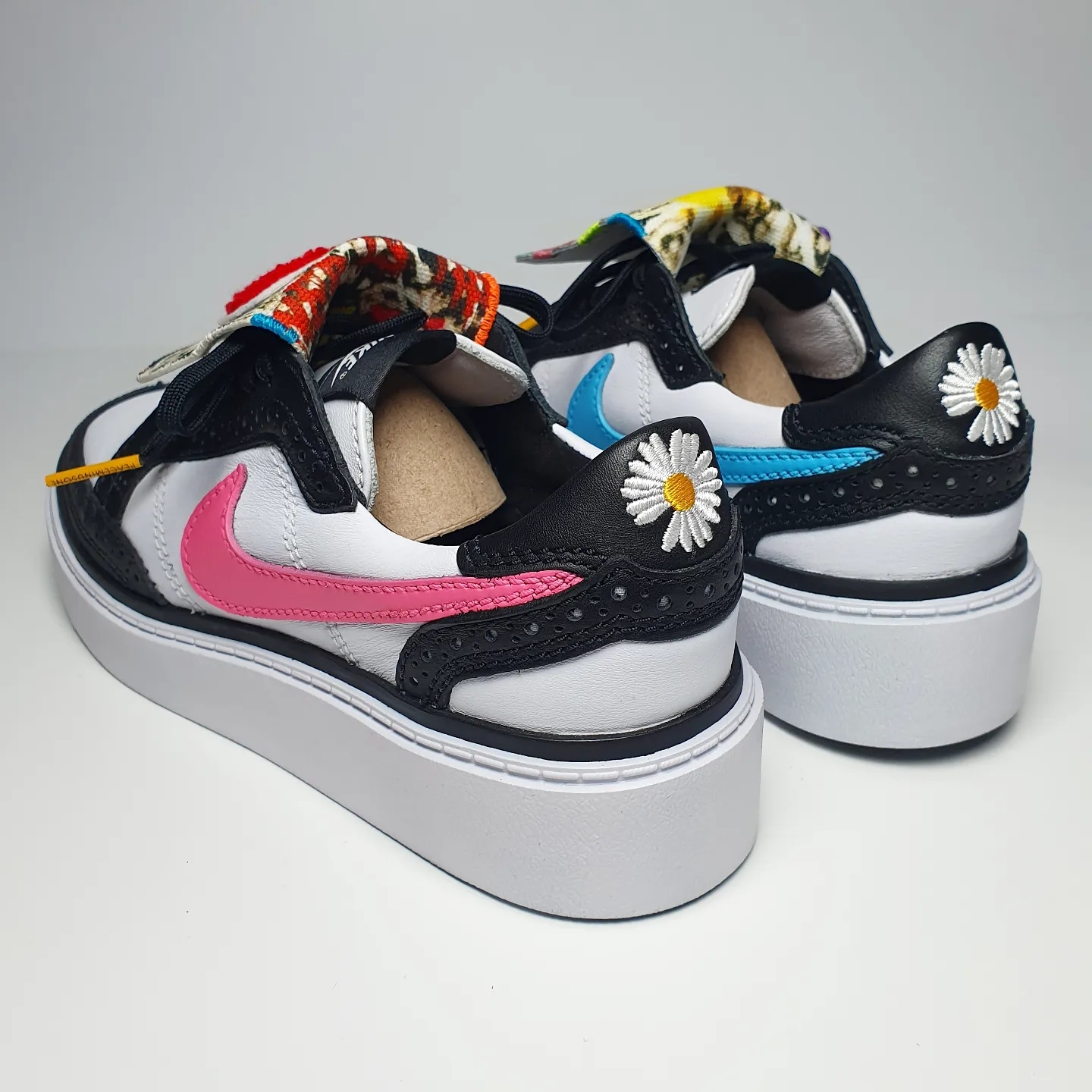 Nike x Peaceminusone Kwondo1 Black and White 착용 스타일 - 4