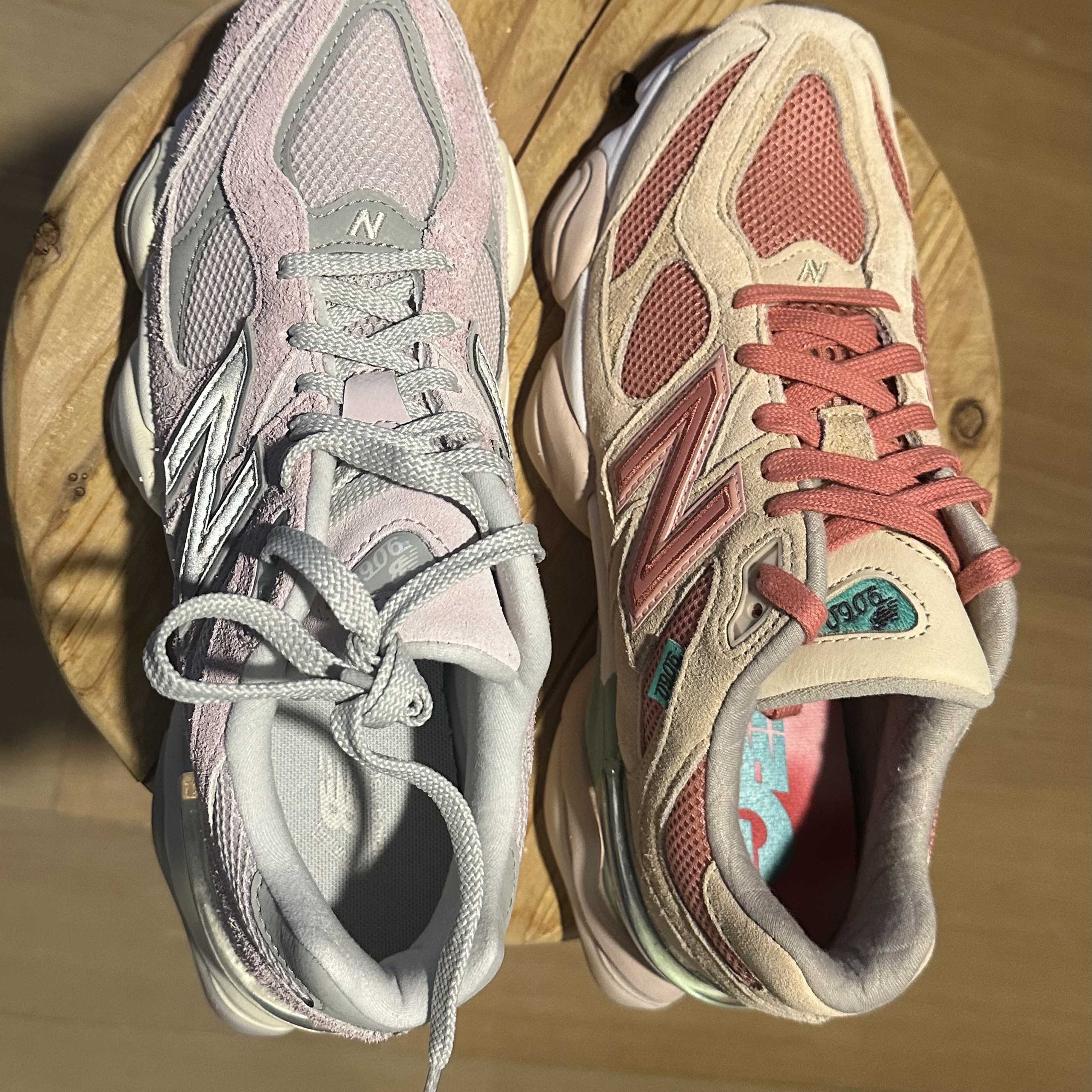 New Balance x Joe Freshgoods 9060 Inside Voices Penny Cookie Pink, New Balance 9060 December Sky Bone 착용 스타일 - 2
