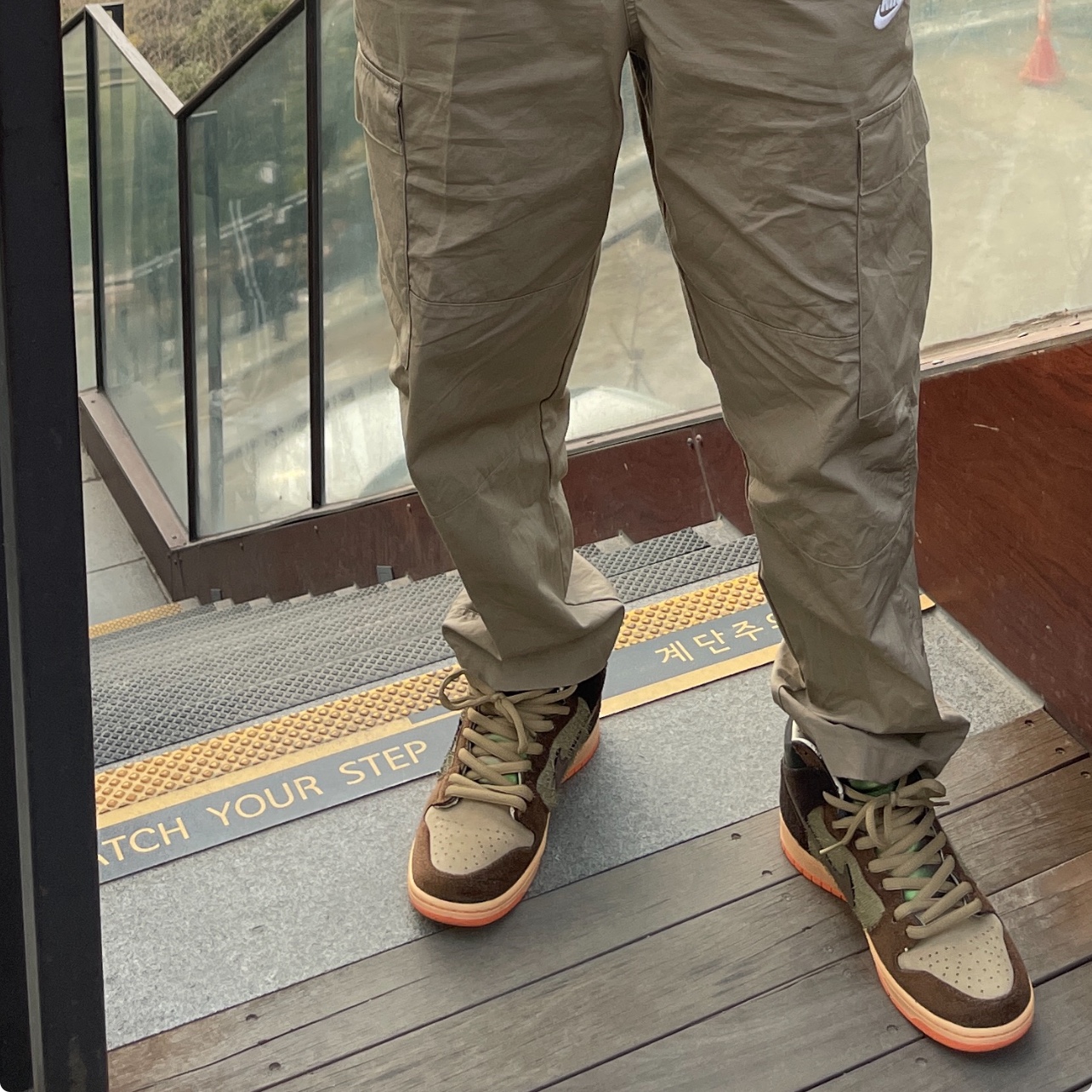 Nike x Concepts SB Dunk High Pro Mallard 착용 스타일