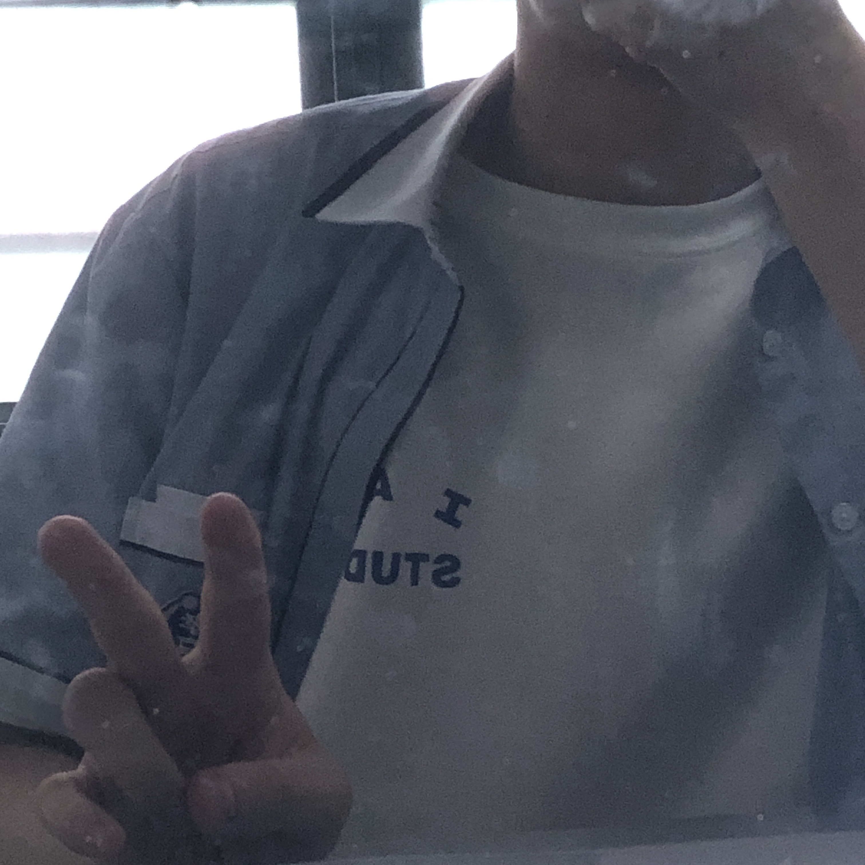 IAB Studio 10th Anniversary T-Shirt White 착용 스타일 - 1