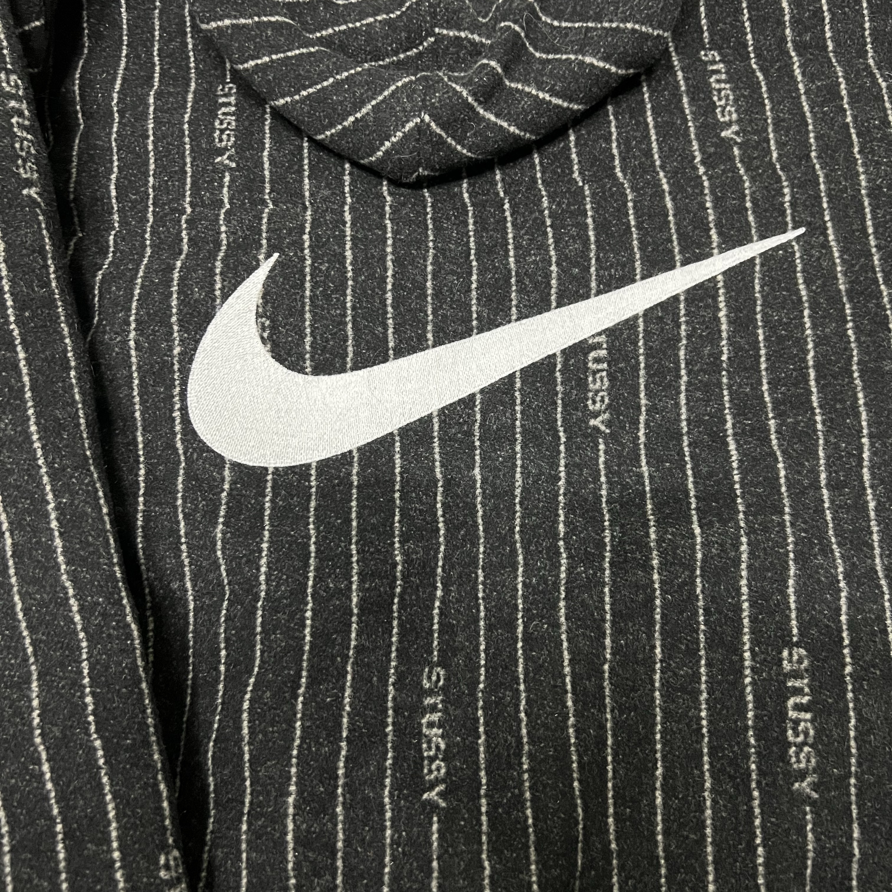 Nike x Stussy NRG Striped Wool Jacket Black (DR4023-010) 착용 스타일 - 2