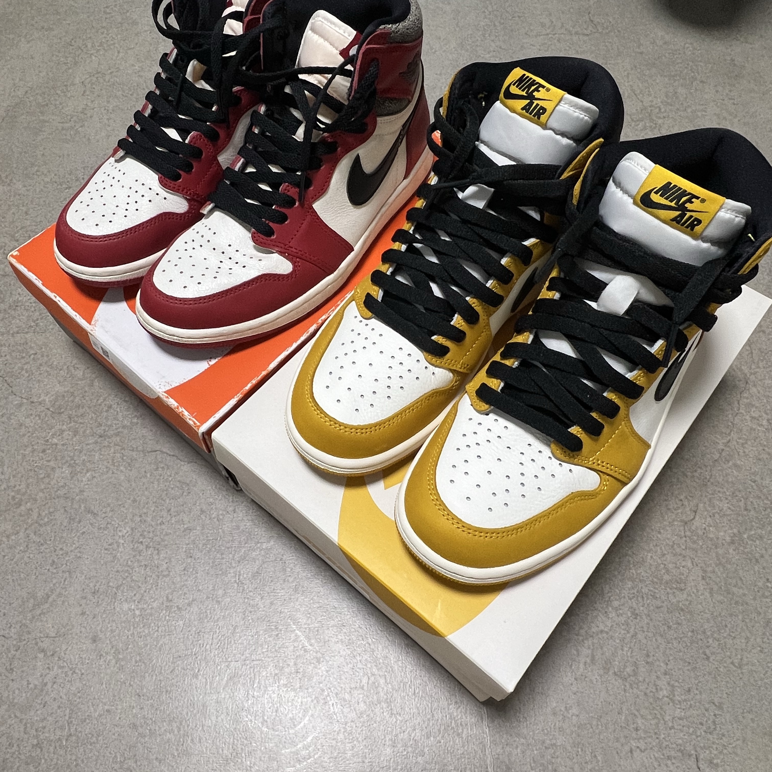 Jordan 1 Retro High OG Yellow Ochre, Jordan 1 Retro High OG Chicago 2022 착용 스타일 - 2