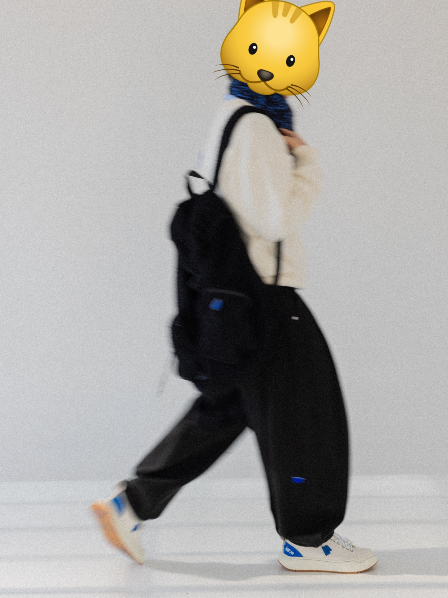 Ader Error Twin Heart Logo Knit Ivory, Ader Error Log; Canv White 착용 스타일 - 2