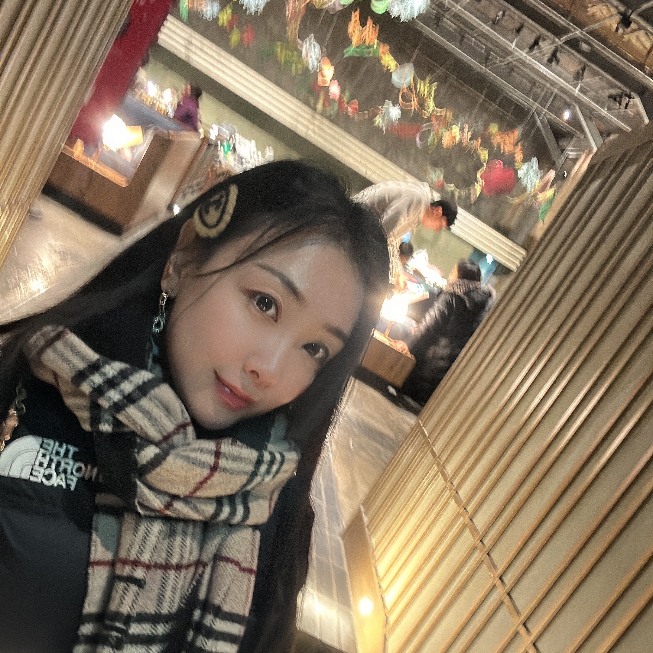 The North Face 1996 Eco Nuptse Jacket Black, (W) Maison Kitsune Baby Fox Patch R-Neck Fitted Cardigan Black 착용 스타일 - 1