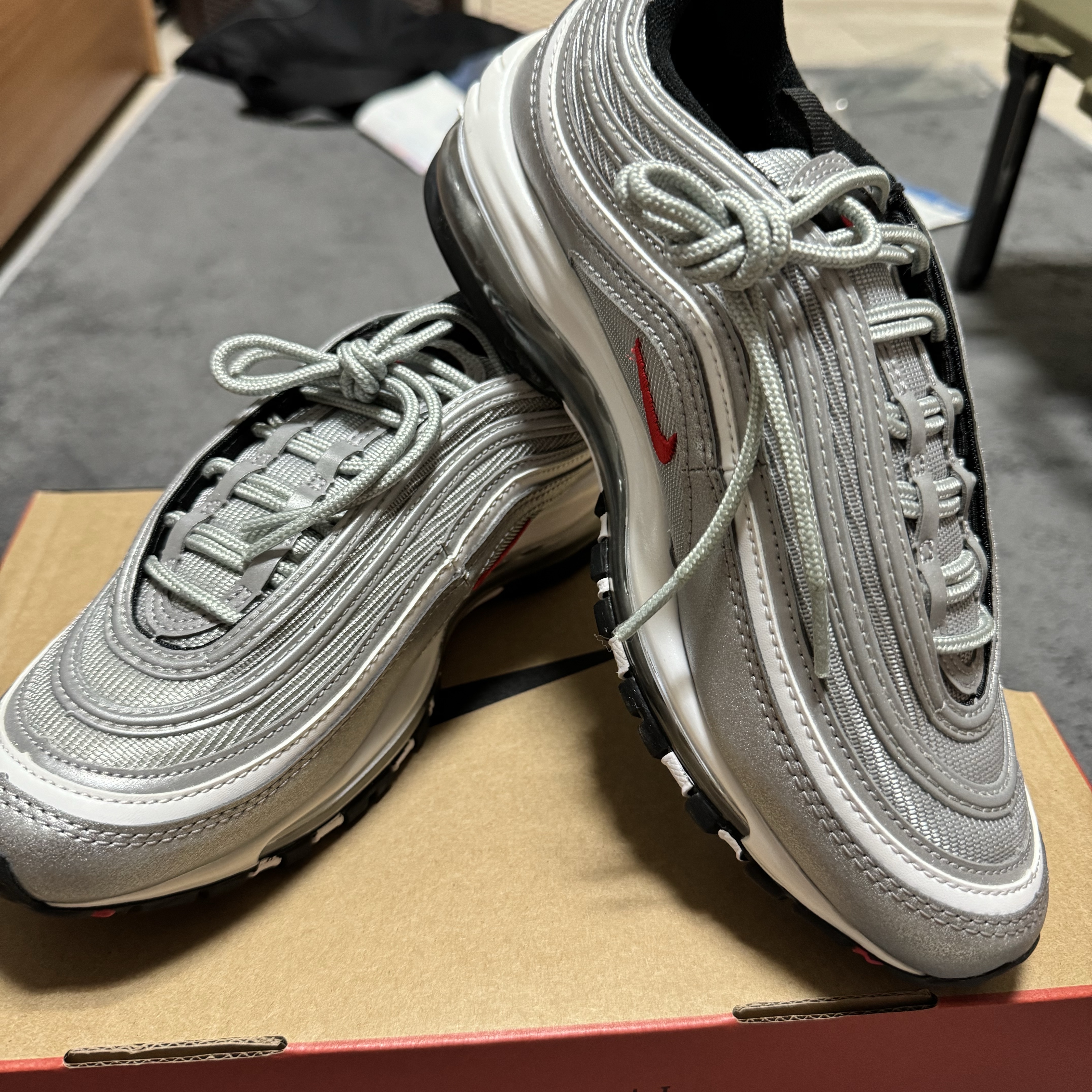 Nike Air Max 97 OG Silver Bullet 2022 착용 스타일