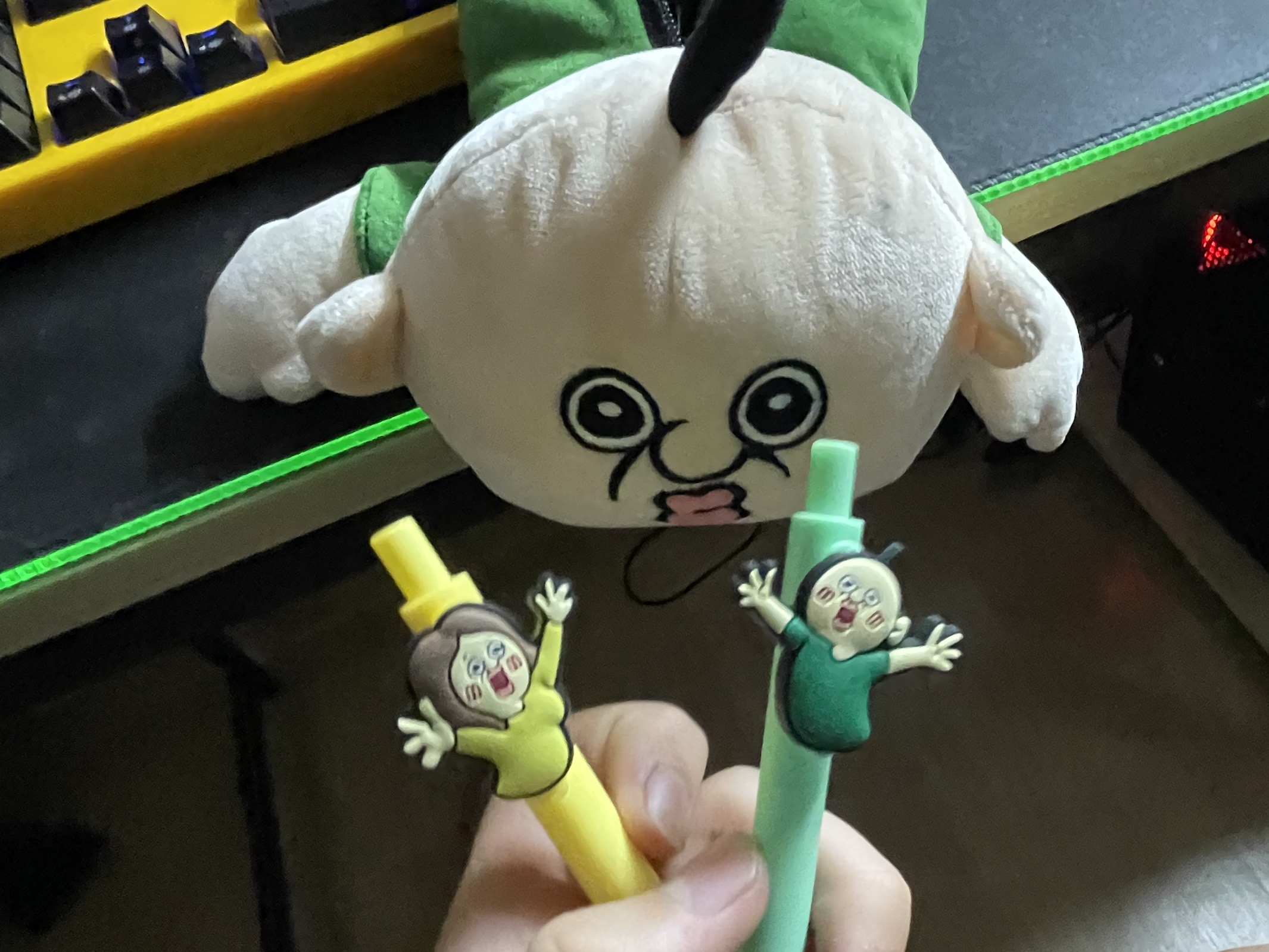 Bbangbbang Bbangbbanga Okjiyam Pen (Set of 2) 착용 스타일