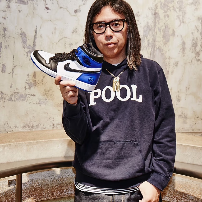Jordan 1 x Fragment Retro High OG, Jordan 1 x Off-White Retro High Chicago The Ten 착용 스타일 - 3