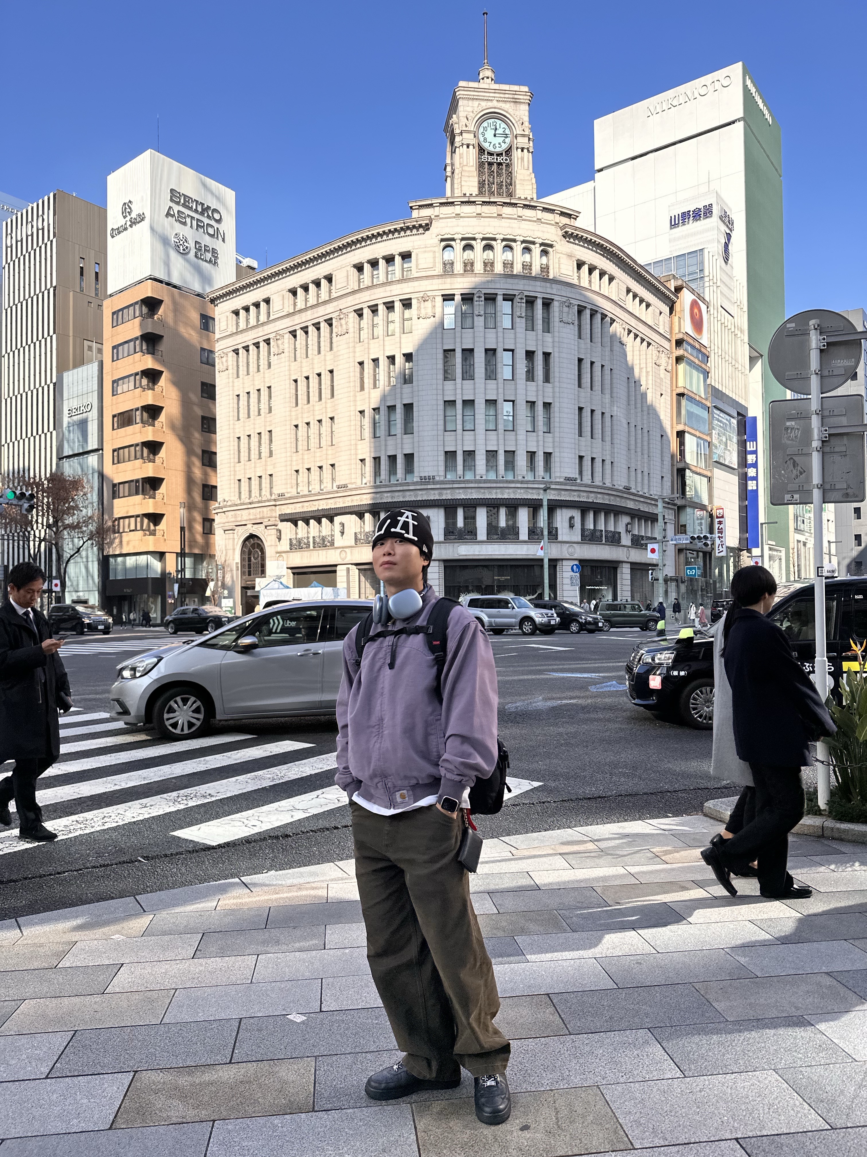 Apple AirPods Max Lightning Sky Blue (Korean Ver.), Stussy New Era Skullcap LA Embroidery Black 착용 스타일 - 1