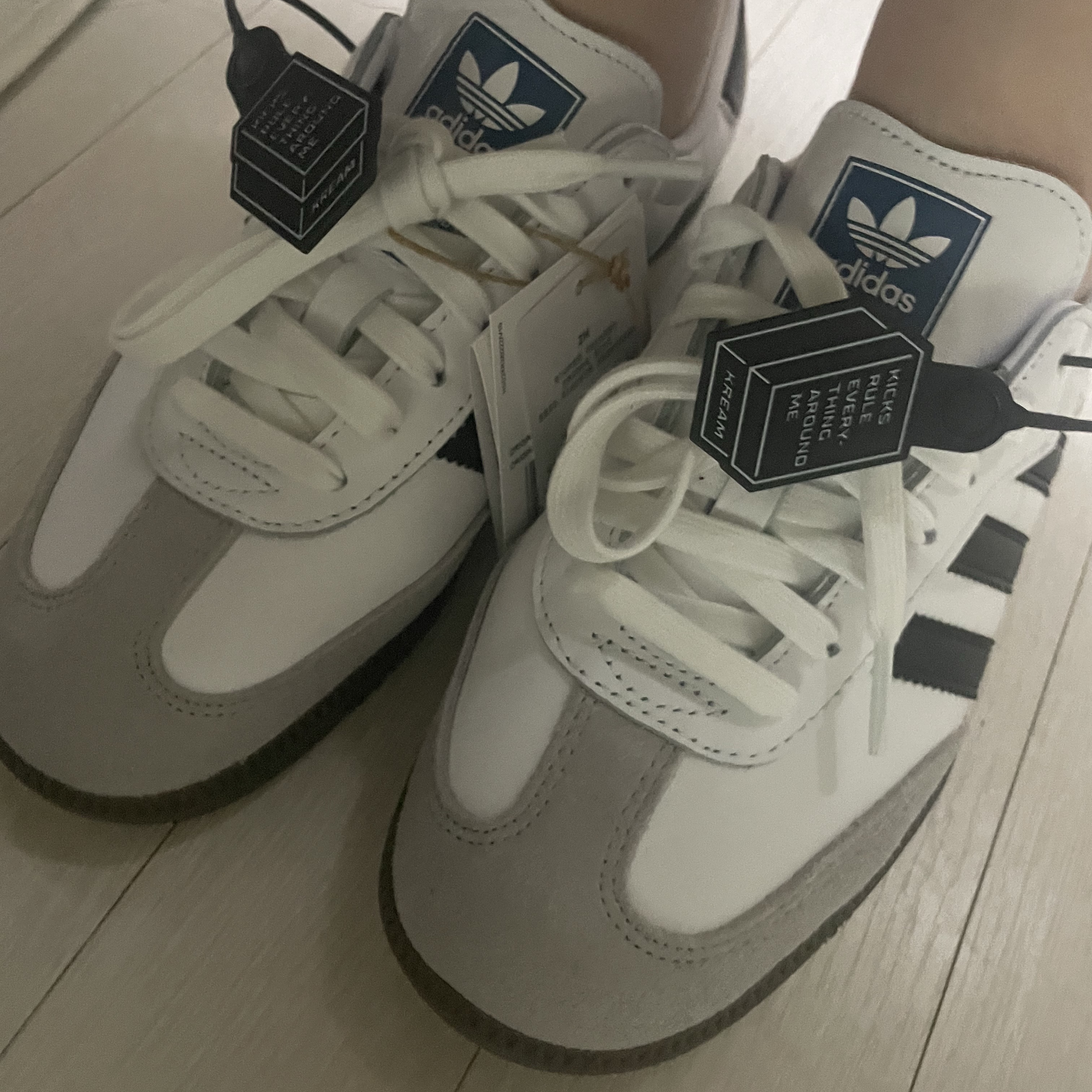 Adidas Samba OG Cloud White 착용 스타일