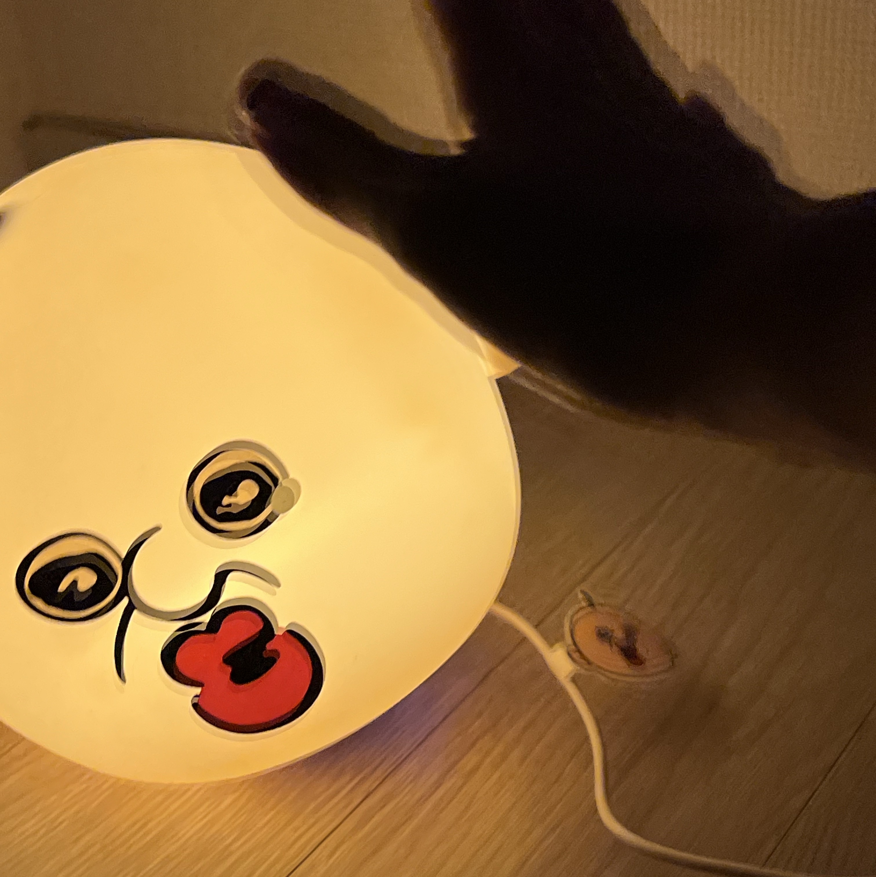 Bbangbbang Getting Hit Mood Lamp 착용 스타일 - 2