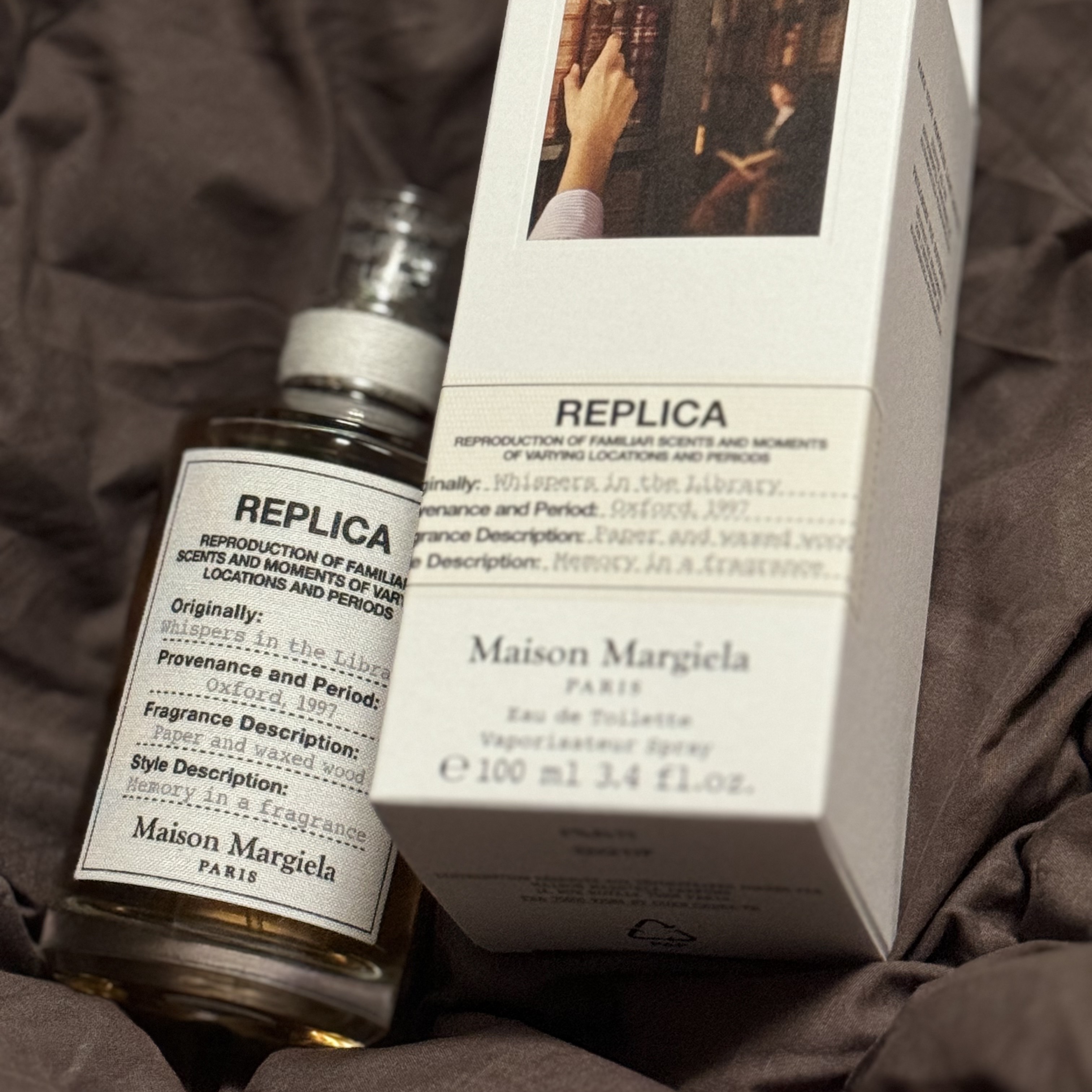 Maison Margiela Replica Whispers in the Library Eau De Toilette 100ml 착용 스타일