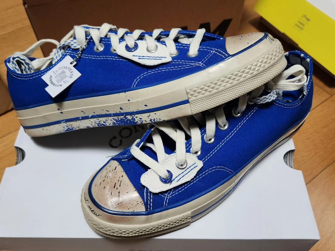 Converse x Ader Error Chuck 70 Ox Imperial Blue 착용 스타일