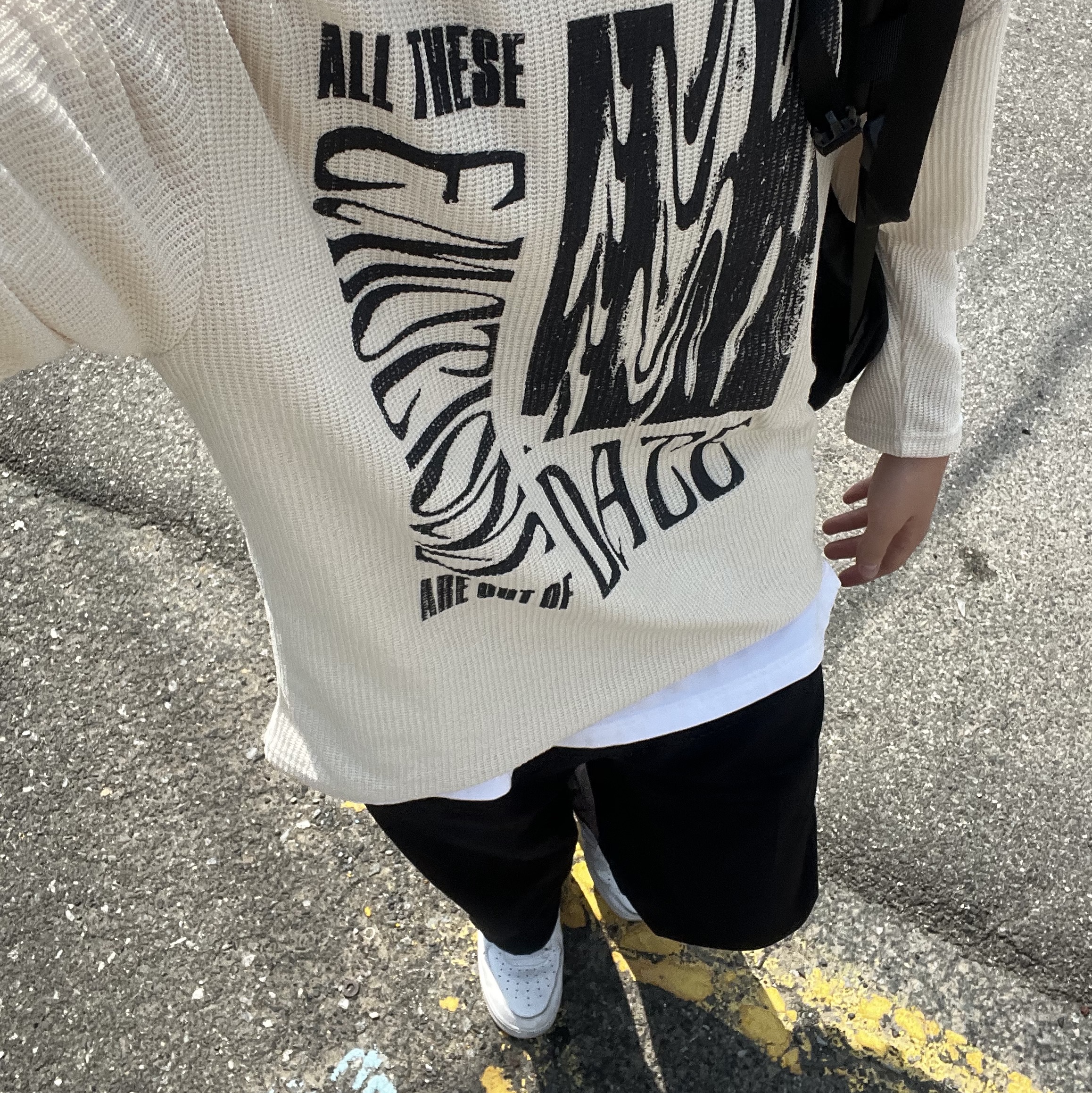 Nike Air Force 1 '07 Low White 착용 스타일 - 2