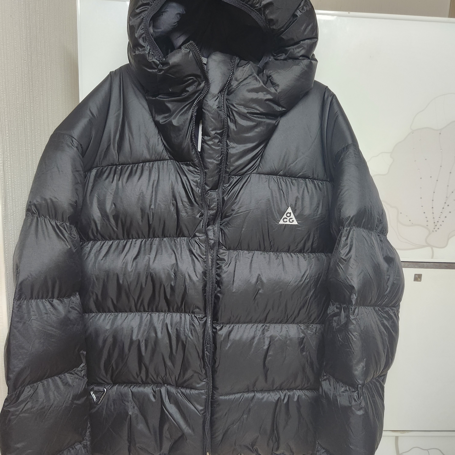 Nike ACG Therma-Fit ADV Lunar Lake Puffer Jacket Black - Asia 착용 스타일