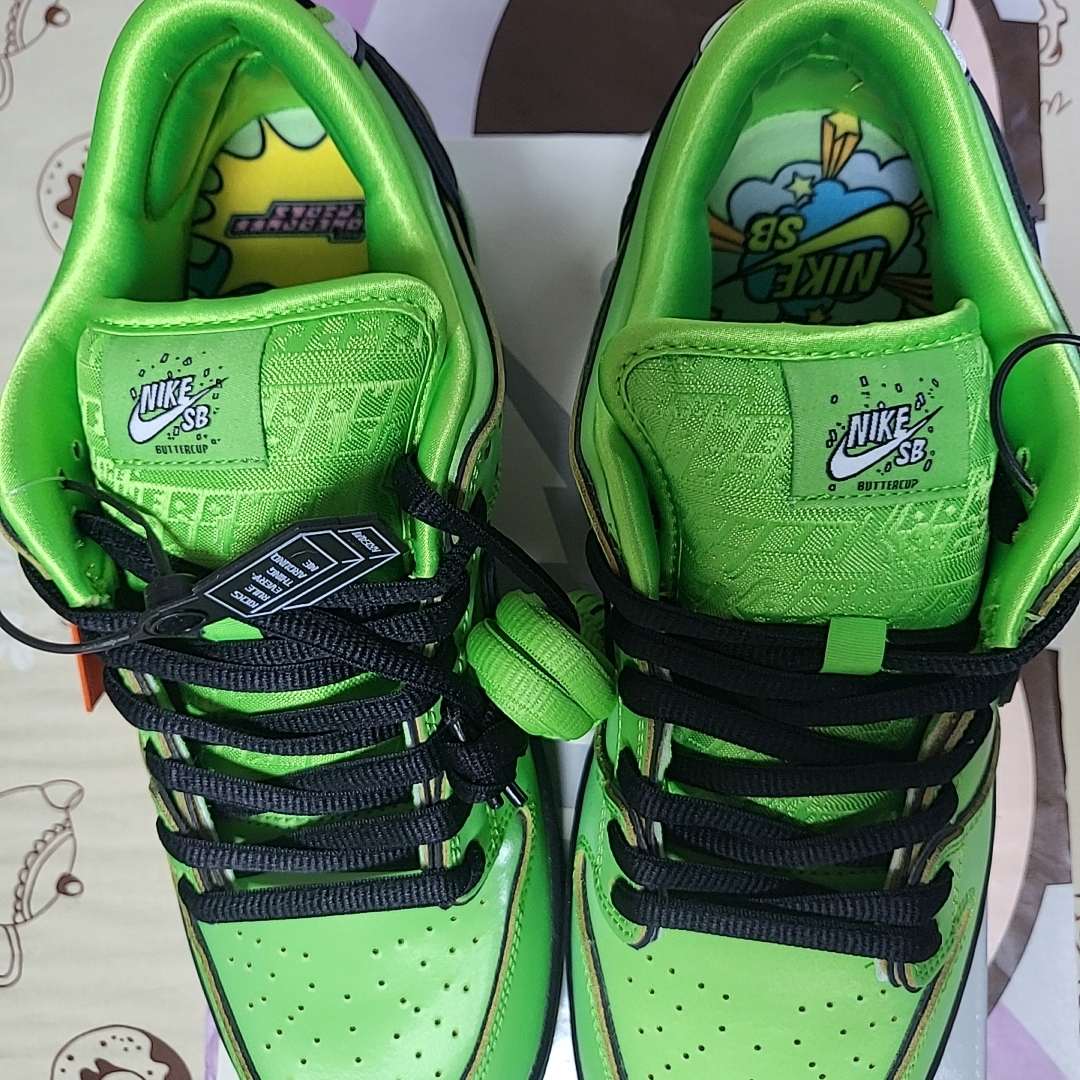 Nike x The Powerpuff Girls SB Dunk Low Pro QS Buttercup 착용 스타일
