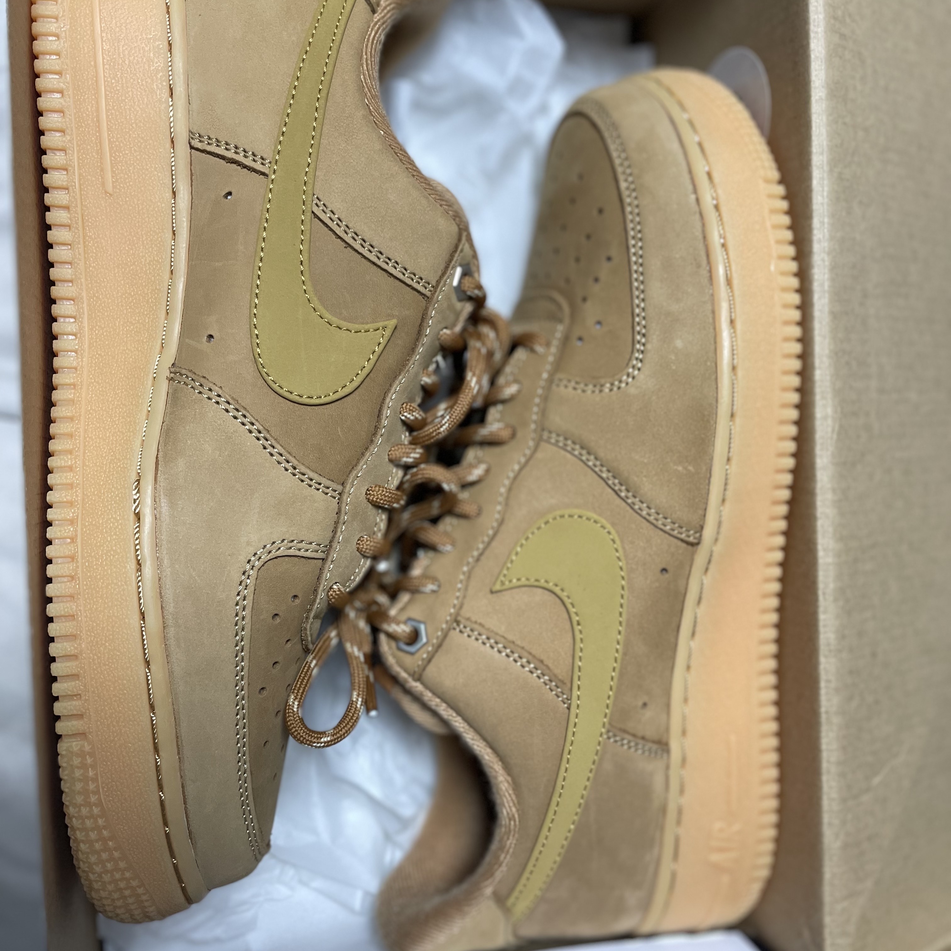 Nike Air Force 1 '07 WB Flax 착용 스타일 - 6
