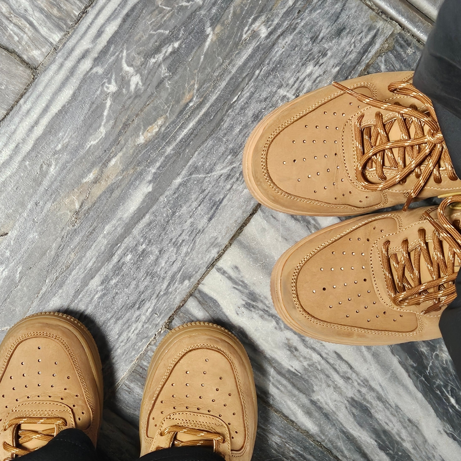 (W) Nike Air Force 1 '07 WB Flax Wheat, Nike Air Force 1 '07 WB Flax 착용 스타일