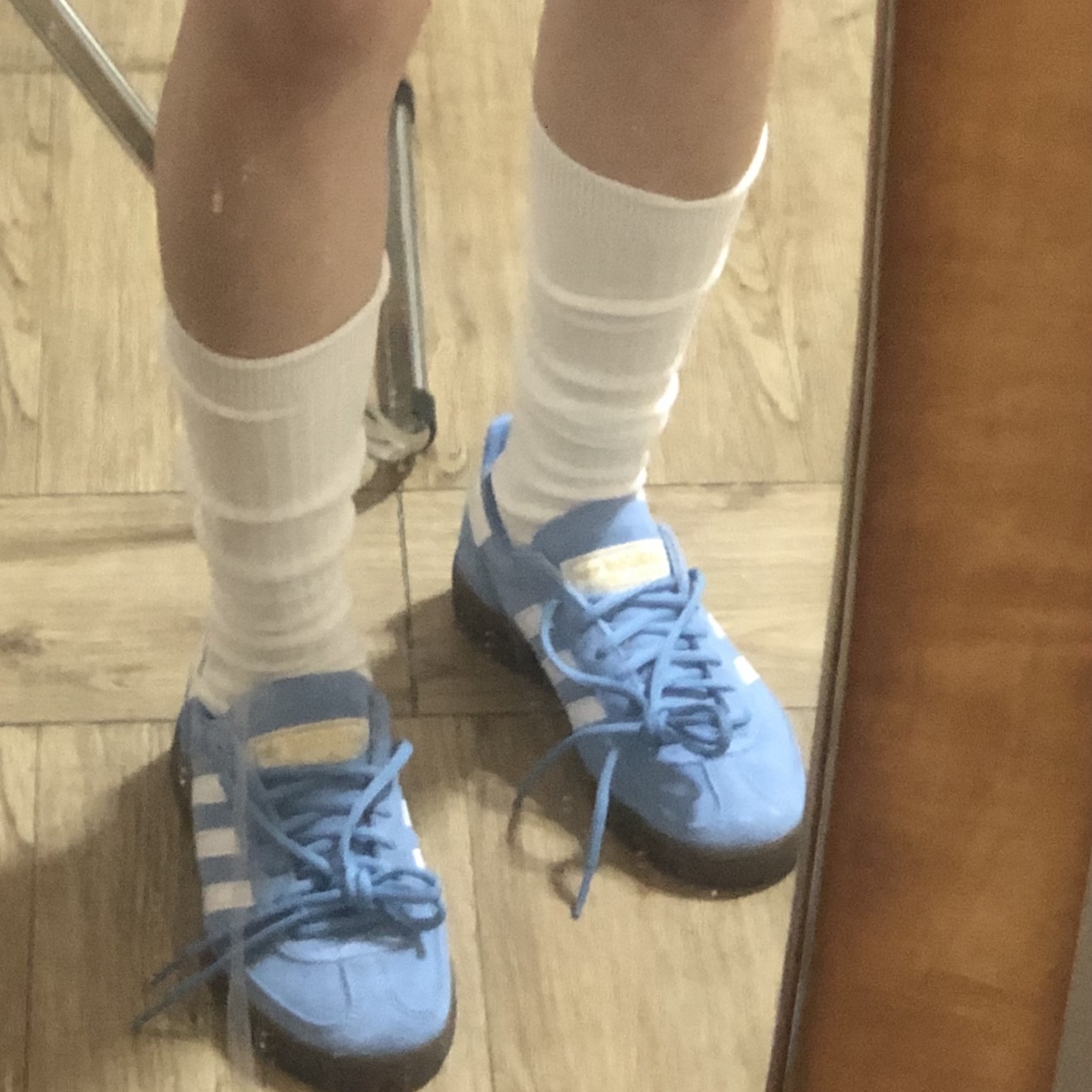 Adidas Spezial Handball Light Blue 착용 스타일