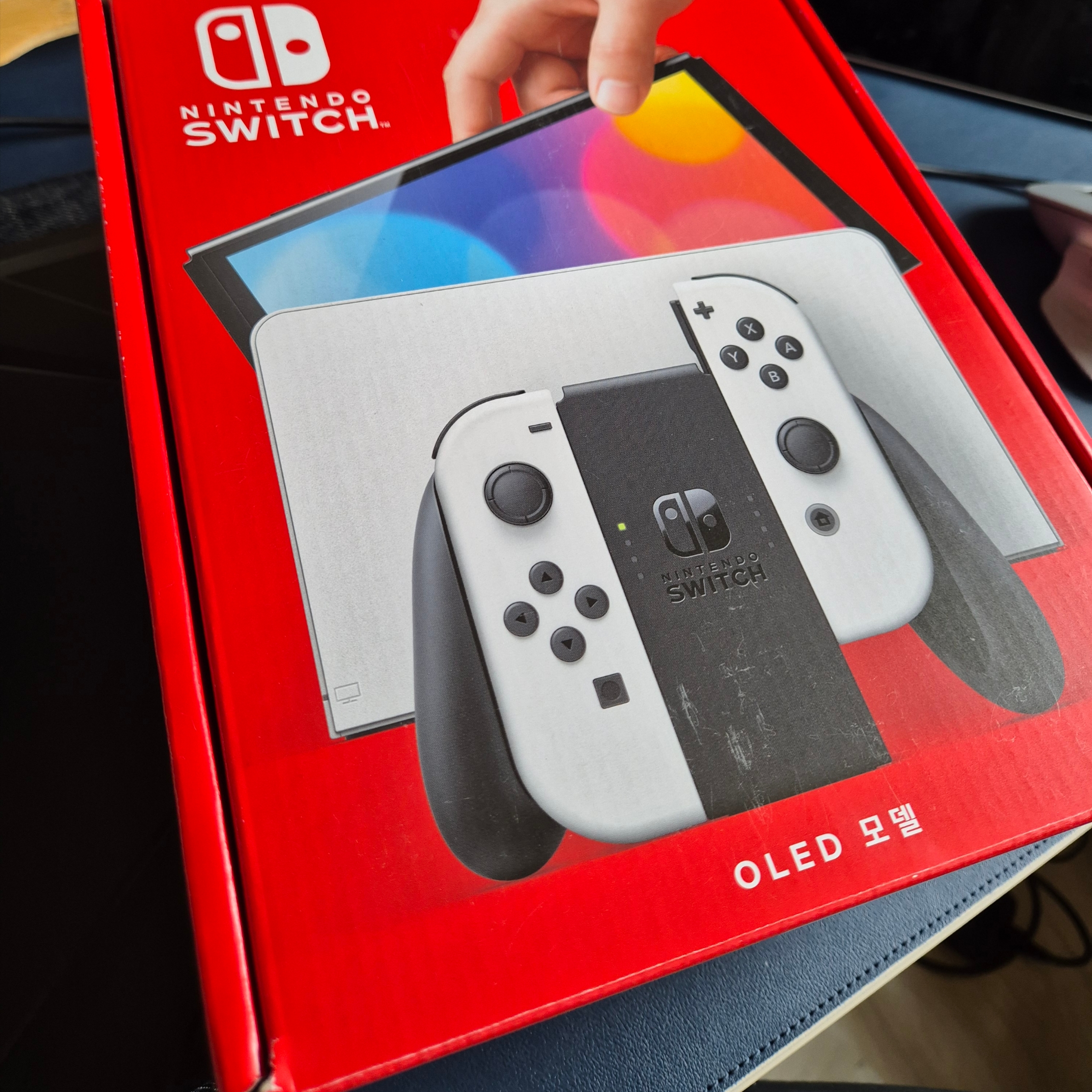 Nintendo Switch OLED White (Korean Ver.) 착용 스타일