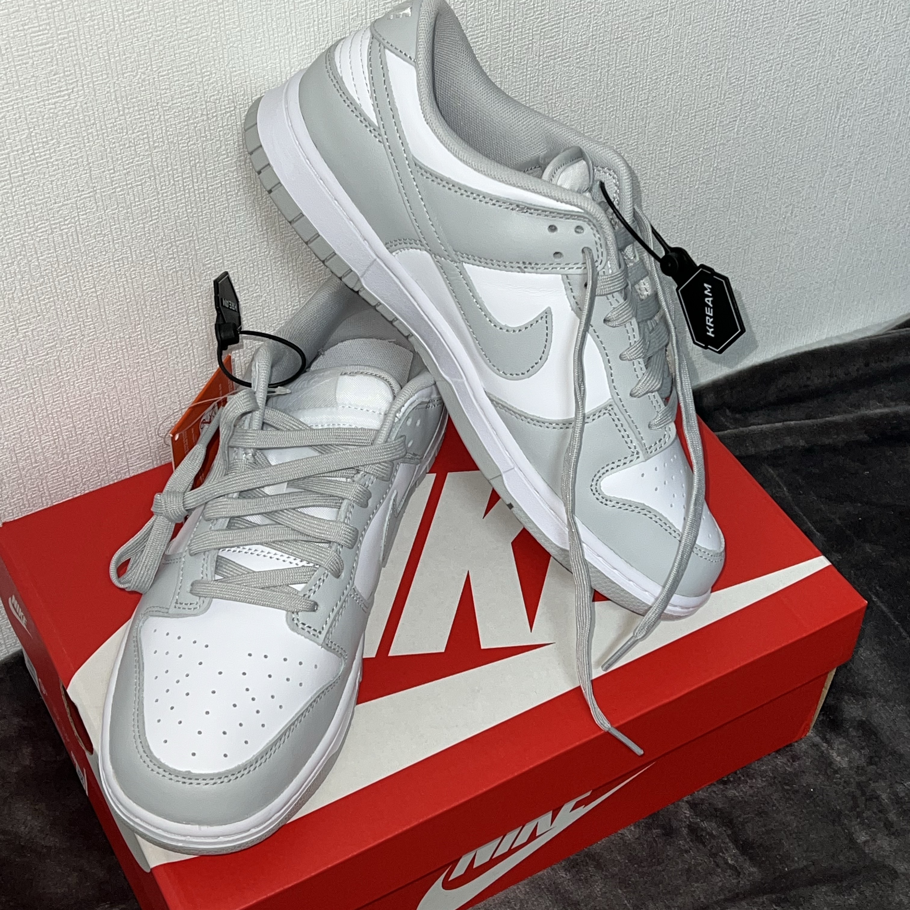 Nike Dunk Low Retro Grey Fog 착용 스타일