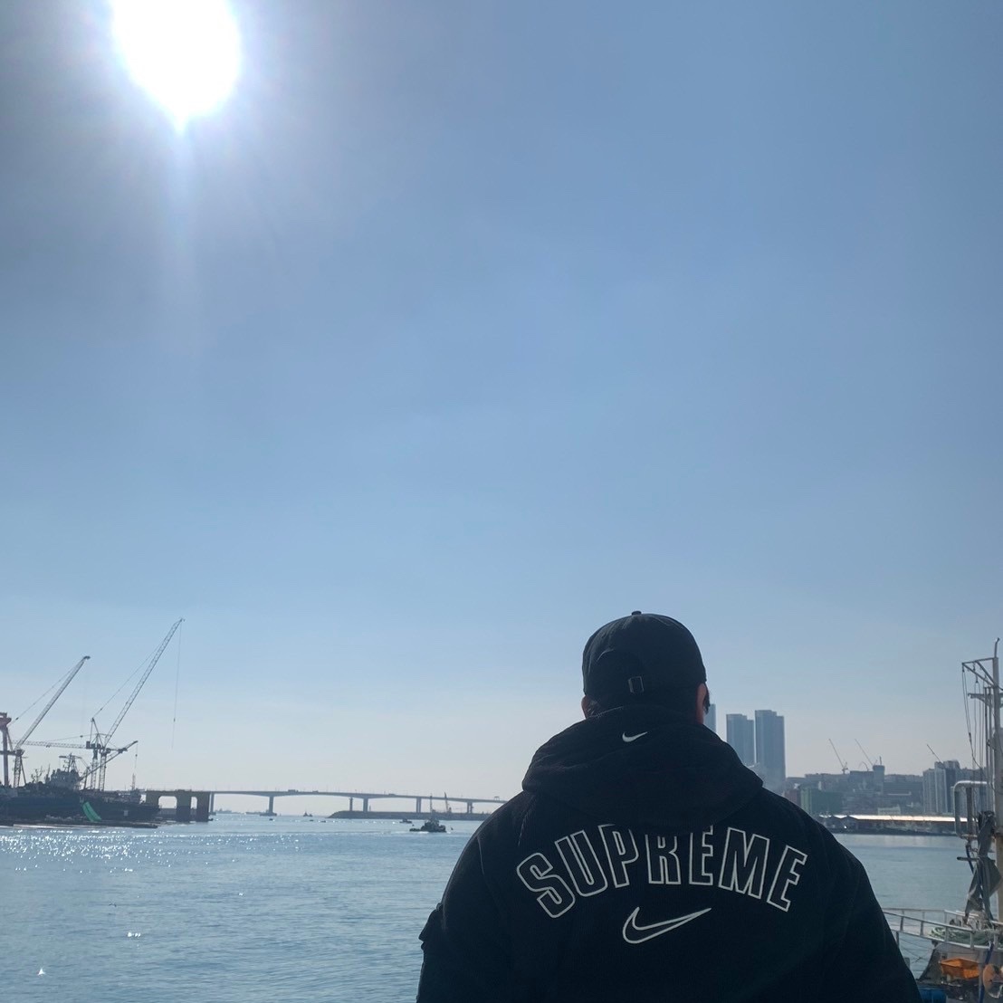 Supreme x Nike Arc Corduroy Hooded Jacket Black - 22SS 착용 스타일