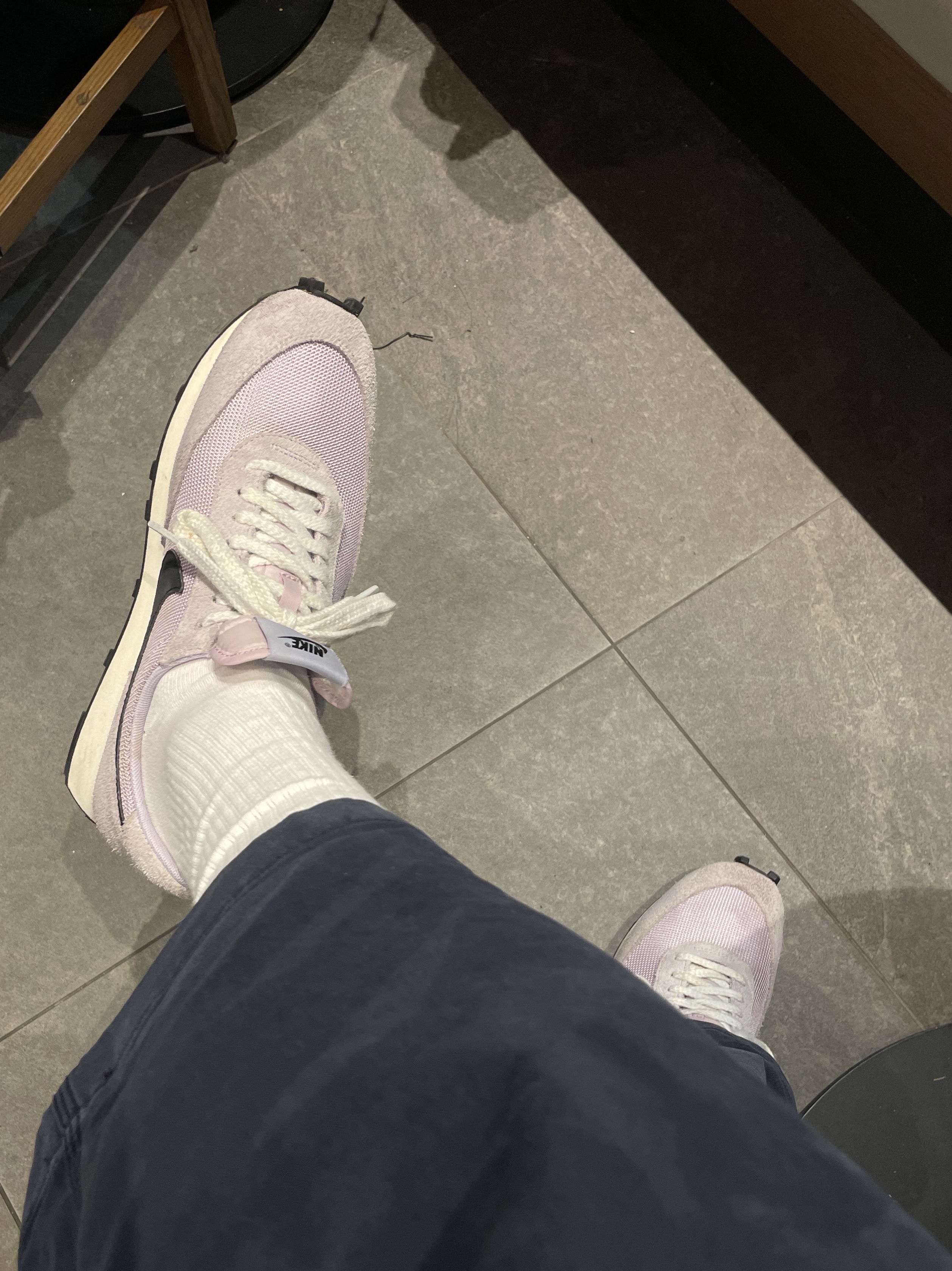 Nike Daybreak SP Lavender Mist 착용 스타일