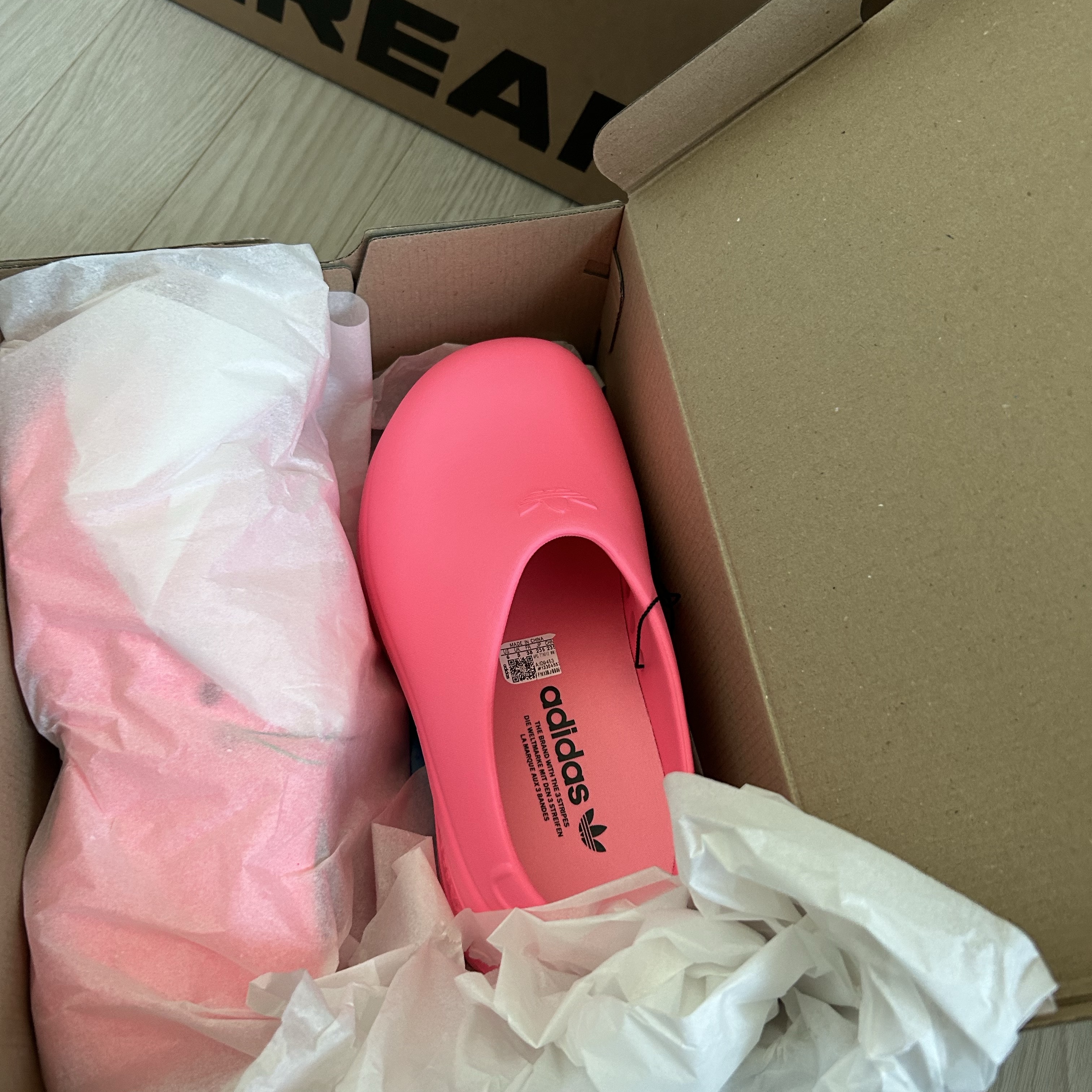 (W) Adidas Adifom Stan Smith Mule Lucid Pink 착용 스타일