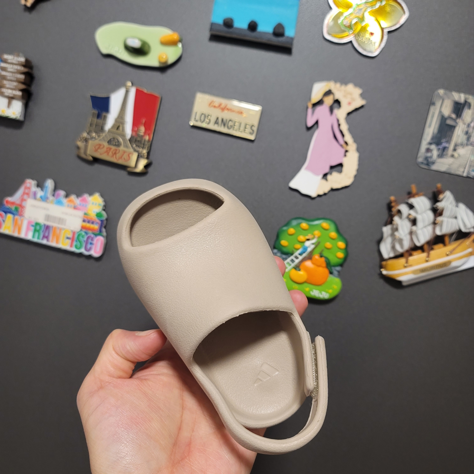 (Infant) Adidas Yeezy Slide Pure - Re-Release Ver. 착용 스타일