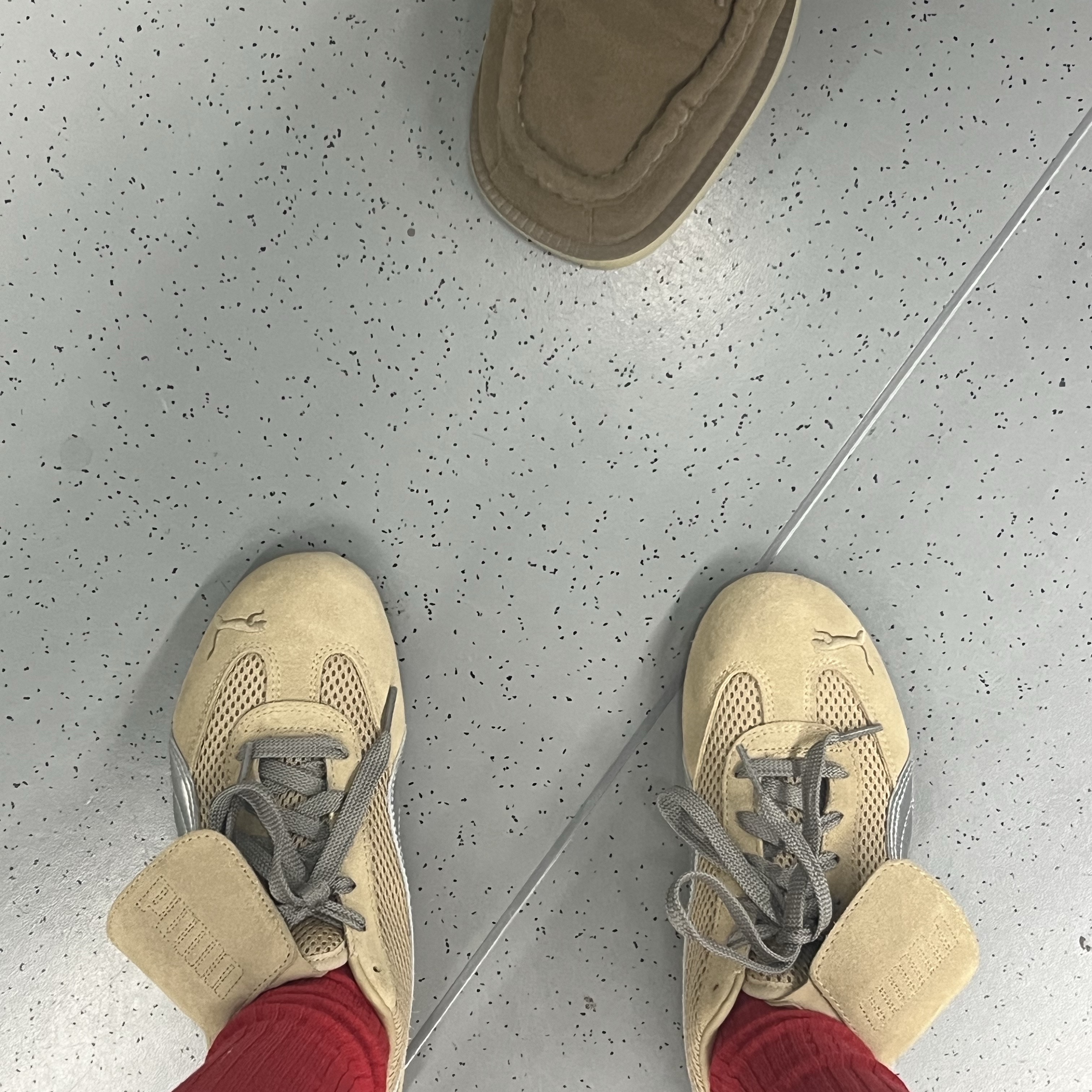 Puma x Open Yy Speedcat Prairie Tan Matte Silver 착용 스타일 - 1