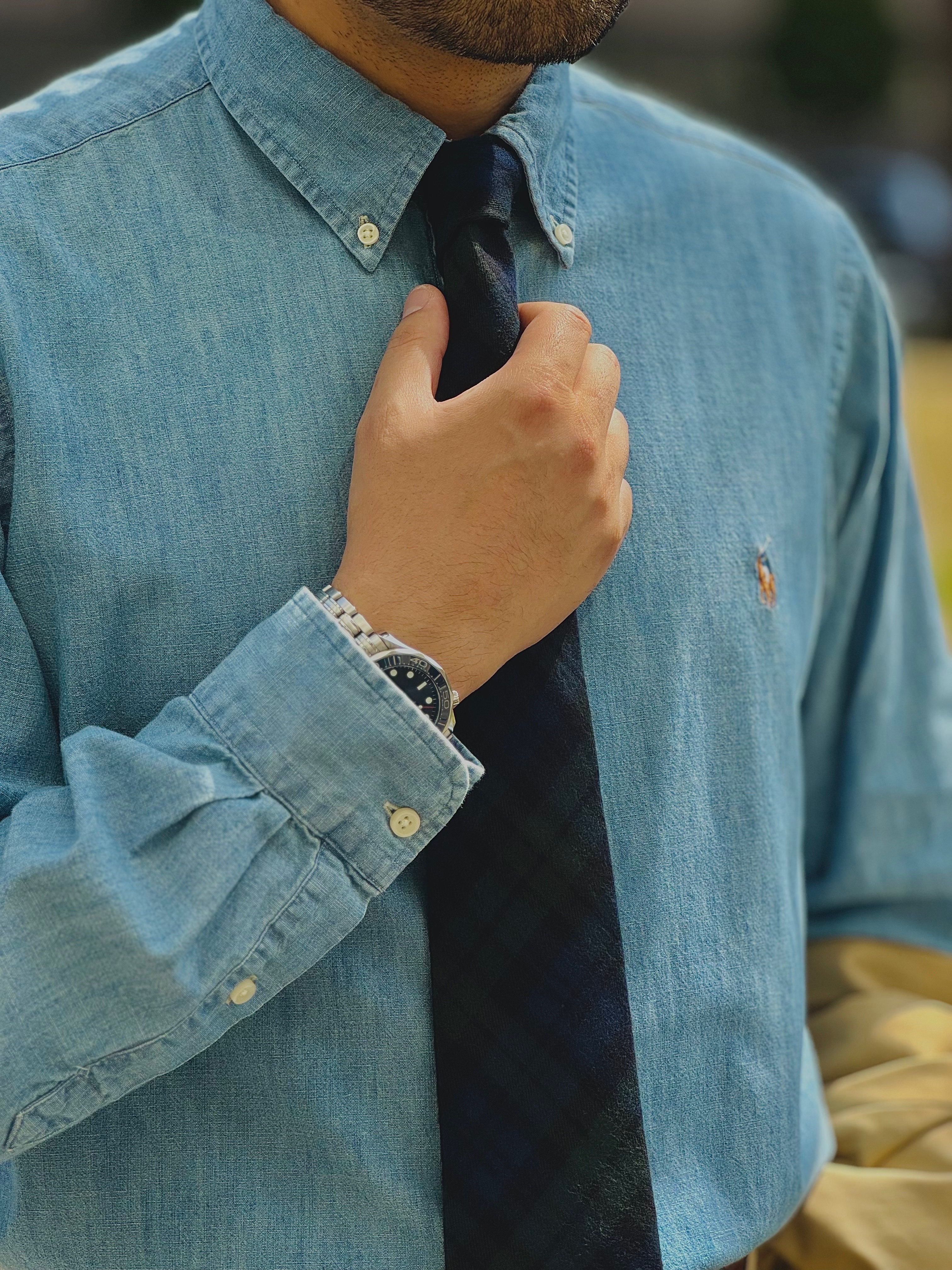 Kinchi Grainy - 547 (a) Vibram Black, Omega Seamaster Diver 300M Co Axial Master Chronometer Steel Blue 착용 스타일 - 7