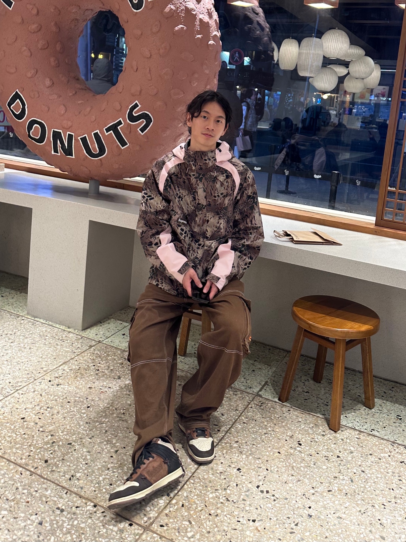 Supreme Gore-Tex Paclite Jacket Brown Prym1 Camo - 22SS, Nike x Bodega Dunk High Legend 착용 스타일