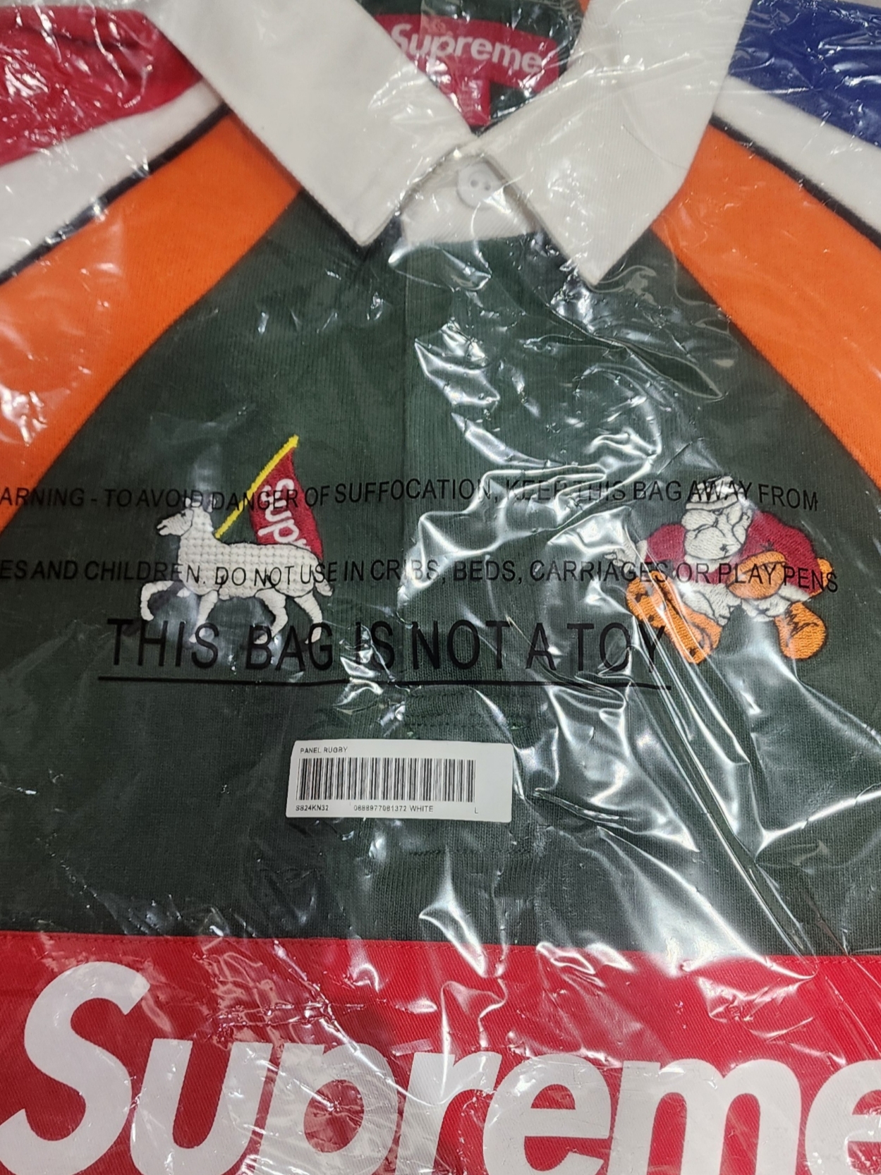 Supreme S/S Rugby Multicolor - 24SS 착용 스타일
