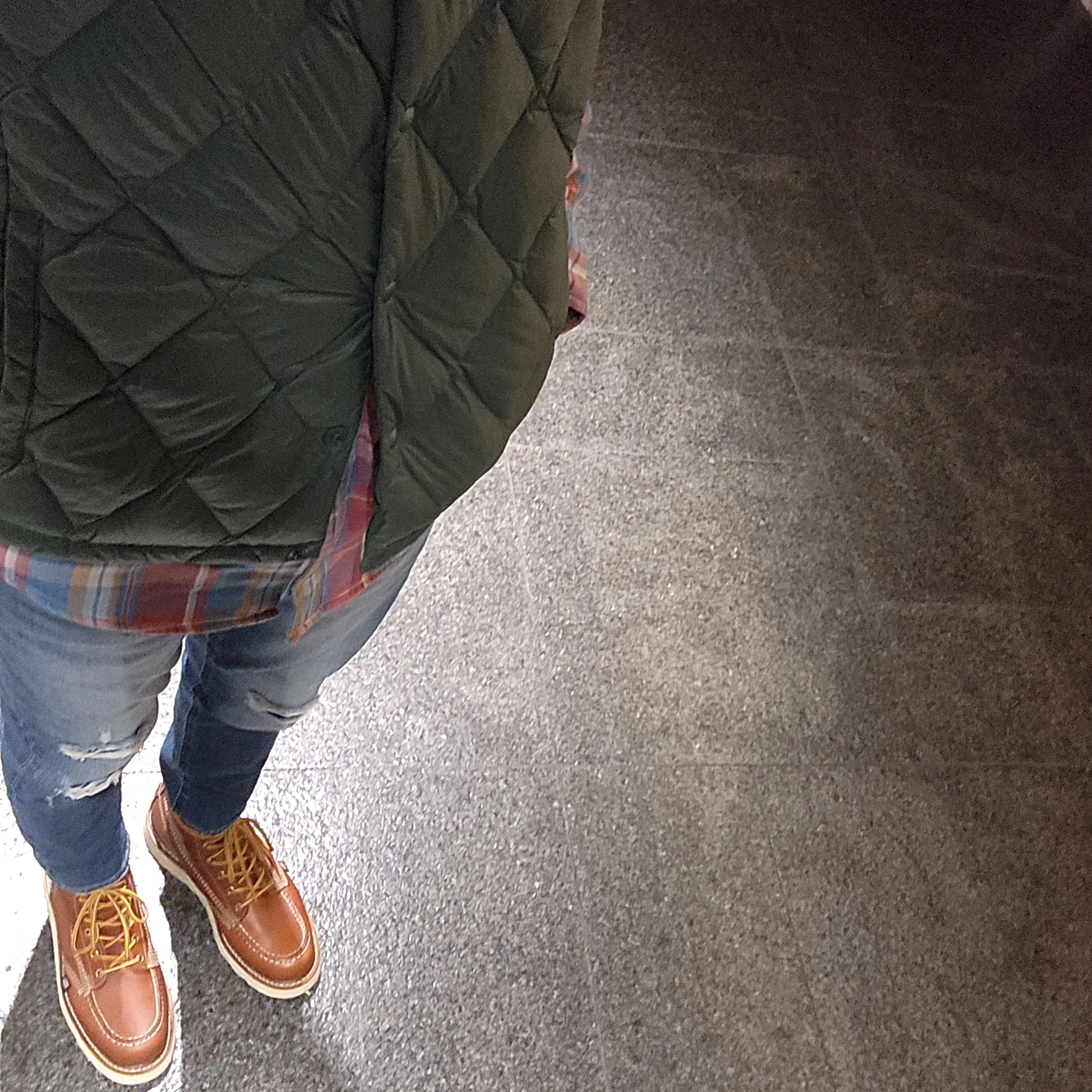 Red Wing 6 Inch Classic Moc Toe 8876 Copper Rough & Tough - D 착용 스타일 - 1