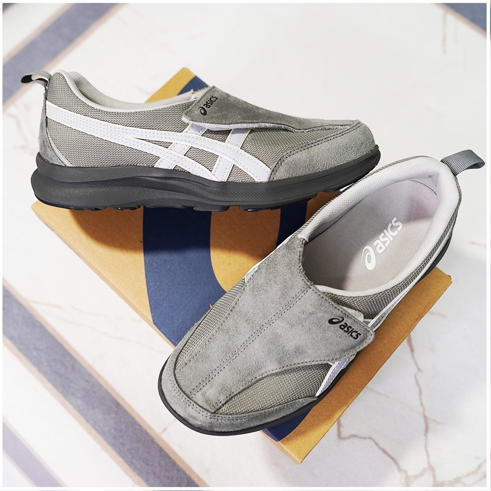 Asics Life Walker 010 Grey - 3E Wide, Asics Life Walker 010 Grey - 2E Wide 착용 스타일 - 2