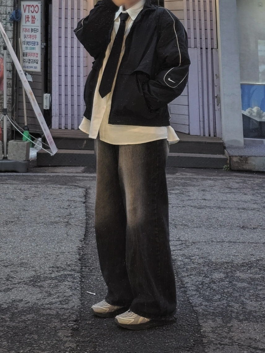 Nike NSW Solo Swoosh Woven Track Jacket - US/EU, Asics x C.P. Company Gel-Quantum 360 VIII Cement Grey 착용 스타일
