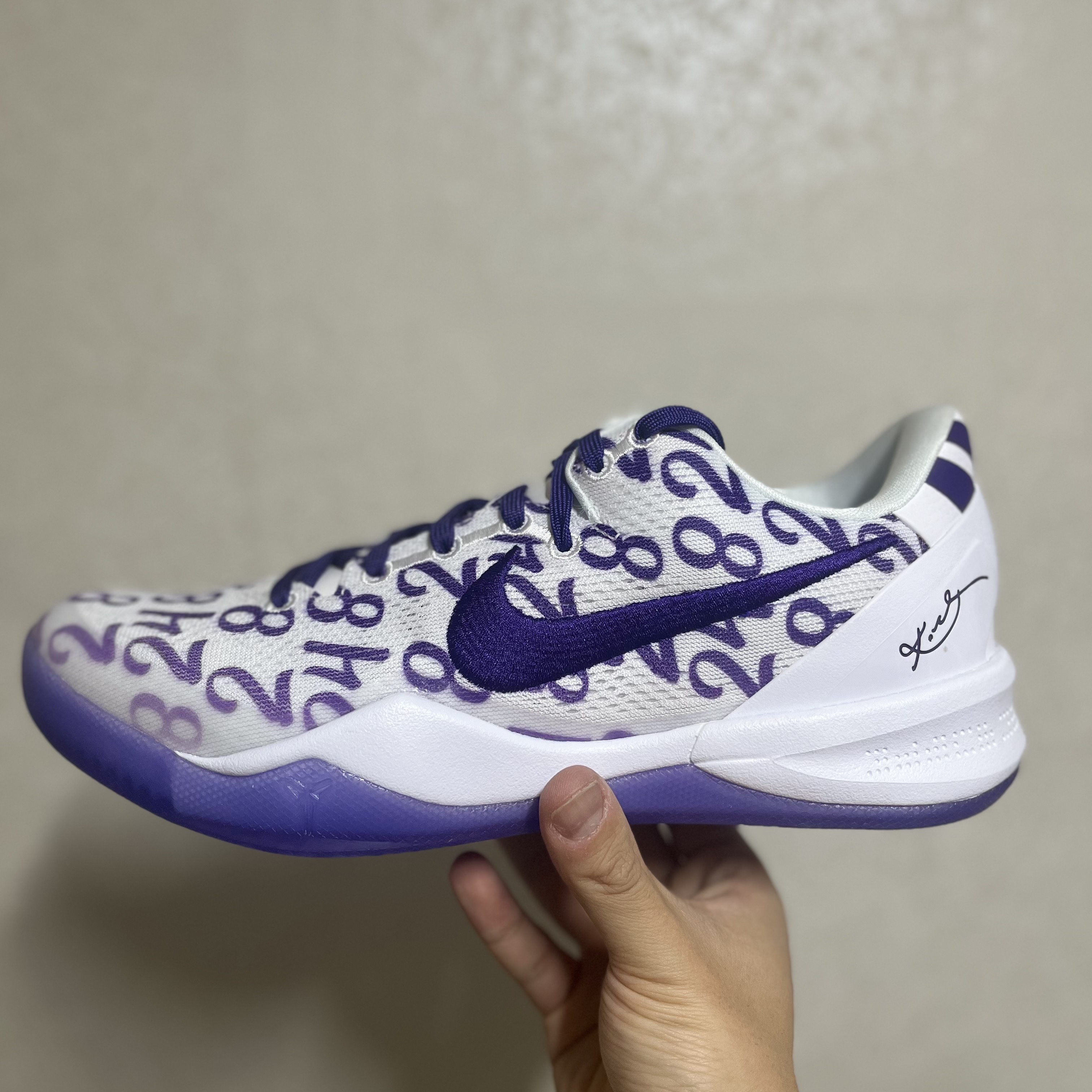 Nike Kobe 8 Protro Court Purple 착용 스타일