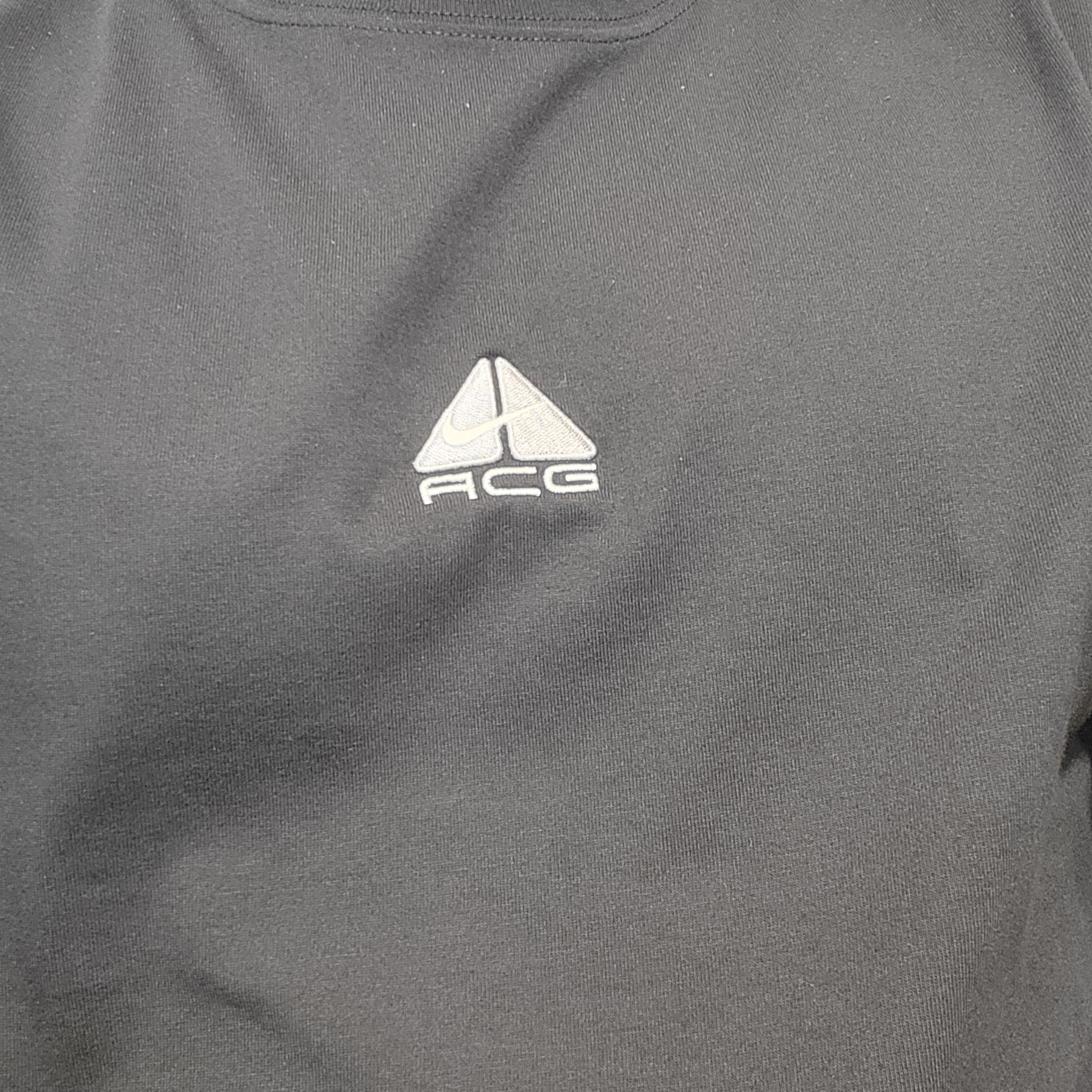 Nike ACG Lungs Long Sleeve T-Shirt Black Summit White - Asia 착용 스타일
