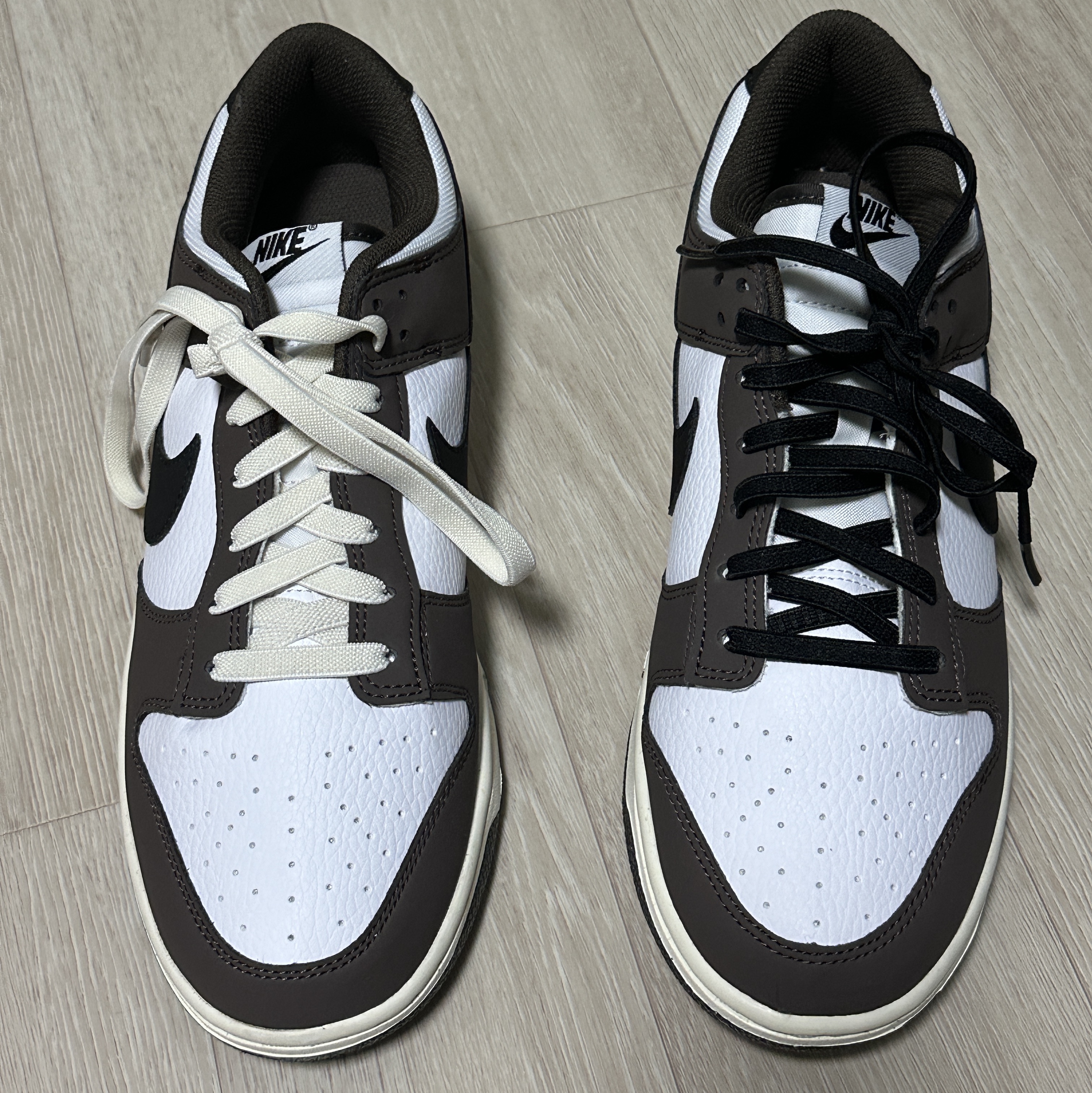 Nike Dunk Low Retro Next Nature Baroque Brown White 착용 스타일