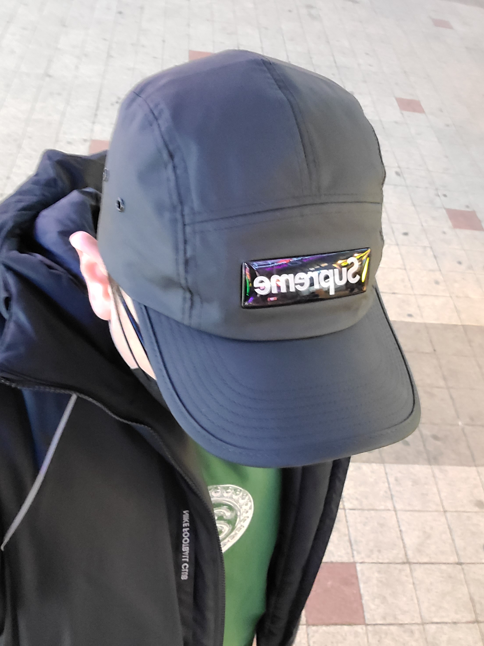 Supreme Inset Gel Camp Cap Black - 22SS, Nike x Stussy Big Swoosh LS T-Shirt Green - US/EU 착용 스타일
